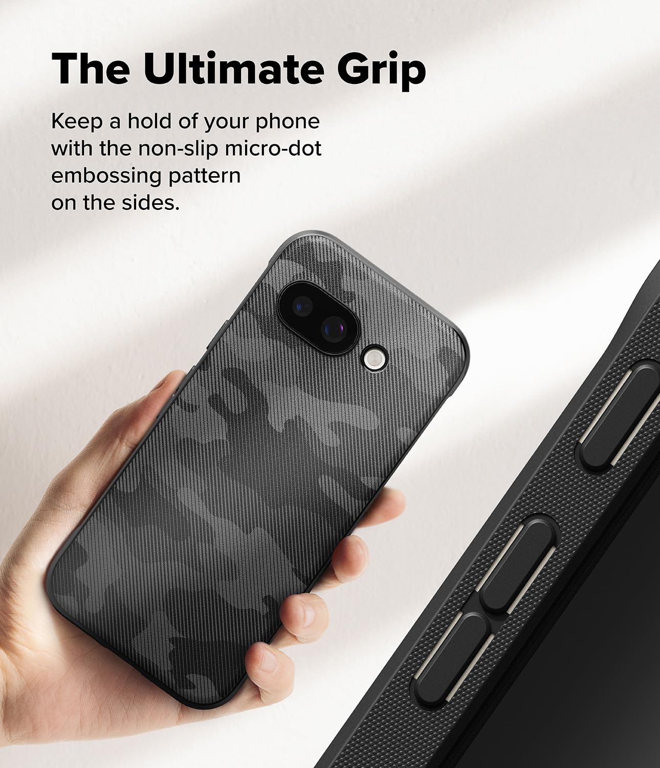 Foto 5 pulgar | Funda Para Teléfono Ringke Onyx Feels Good Google Pixel 9a - Camo Bla - Venta Internacional.