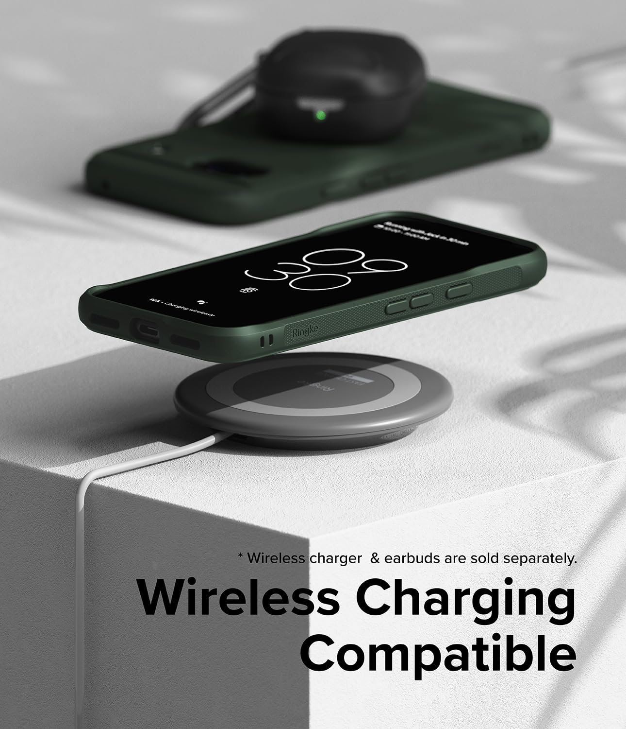 Foto 7 pulgar | Funda De Teléfono Ringke Onyx Verde Oscuro Para Google Pixel 8a - Venta Internacional.