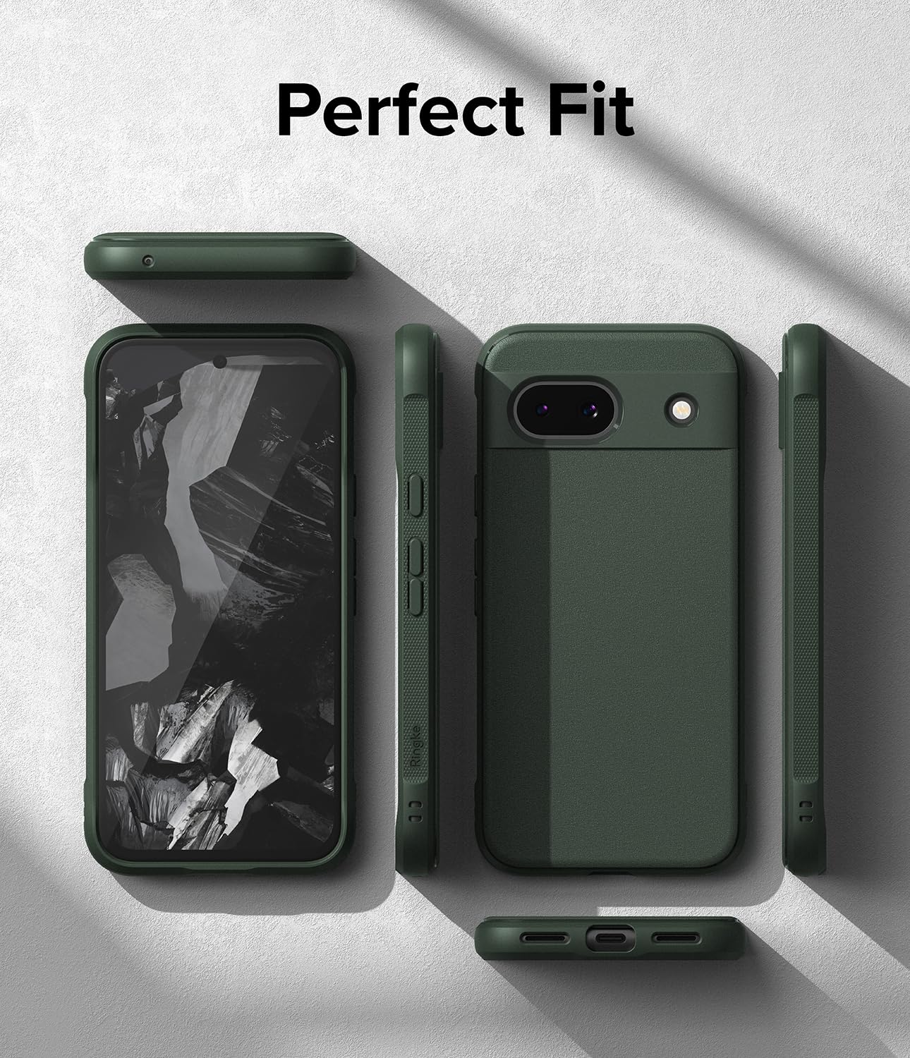Foto 8 pulgar | Funda De Teléfono Ringke Onyx Verde Oscuro Para Google Pixel 8a - Venta Internacional.