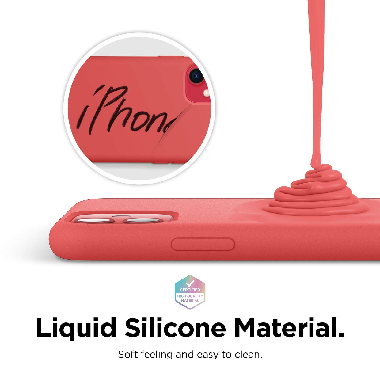 Foto 4 pulgar | Funda De Teléfono Elago Liquid Silicone Compatible Con Iphone 11 Y 6 - Venta Internacional.