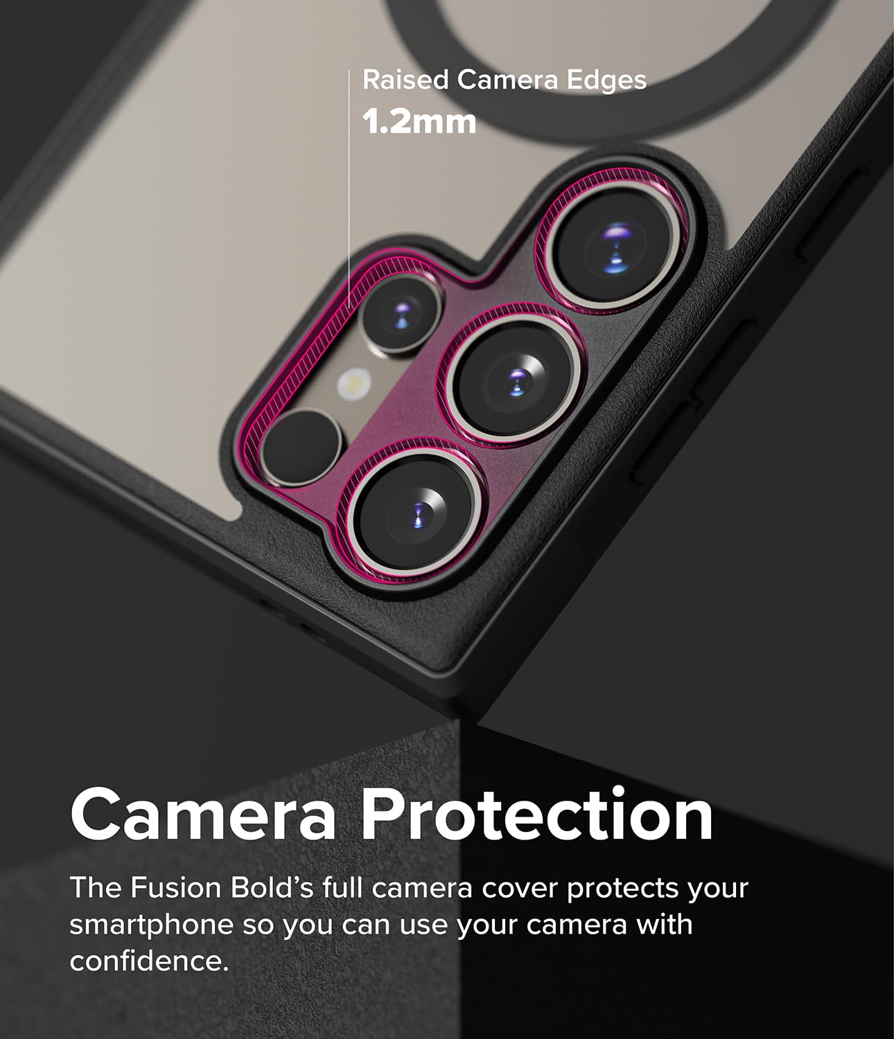 Foto 5 pulgar | Funda Para Teléfono Ringke Fusion Bold Magnetic Black Para Samsung Galaxy S24 Ultra - Venta Internacional.