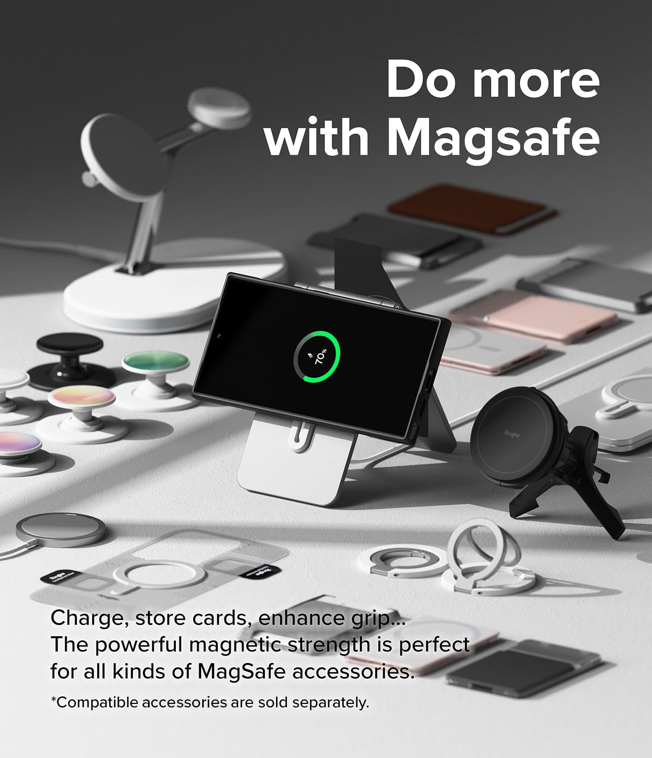 Foto 7 pulgar | Funda Para Teléfono Ringke Fusion Bold Magnetic Black Para Samsung Galaxy S24 Ultra - Venta Internacional.