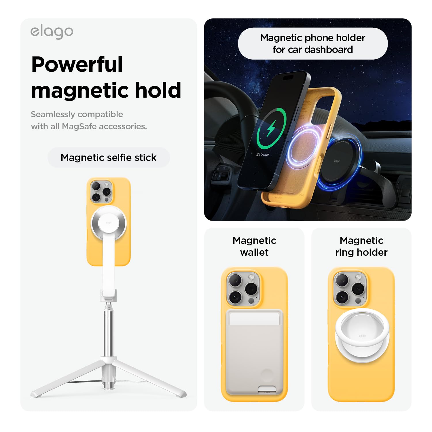 Foto 5 pulgar | Funda De Silicona Magnética Elago Para Iphone 16 Pro De 6.3 Pulgadas - Venta Internacional.