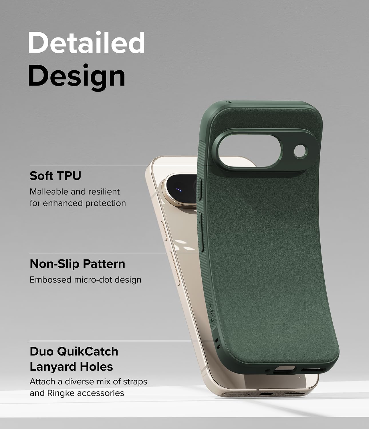 Foto 8 pulgar | Funda Para Teléfono Ringke Onyx Feels Good Google Pixel 9 - Verde - Venta Internacional.