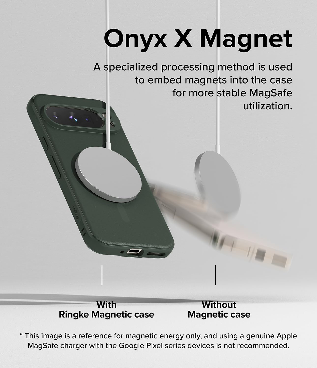 Foto 6 pulgar | Funda Magnética Ringke Onyx Verde Oscuro Para Google Pixel 9 Pro  - Venta Internacional.