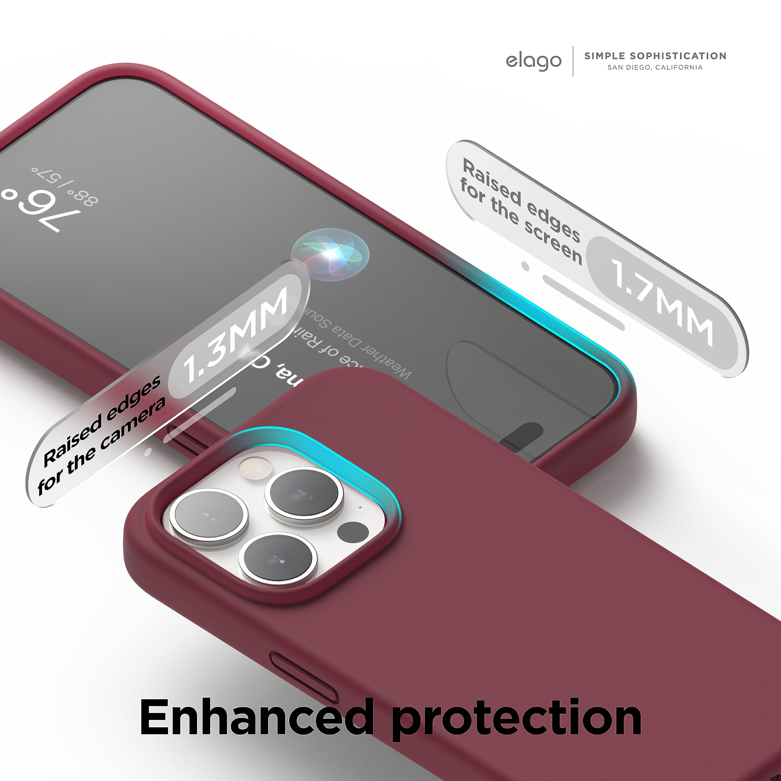 Foto 6 pulgar | Funda De Teléfono Elago Compatible Con Iphone 15 Pro Liquid Silico - Venta Internacional.