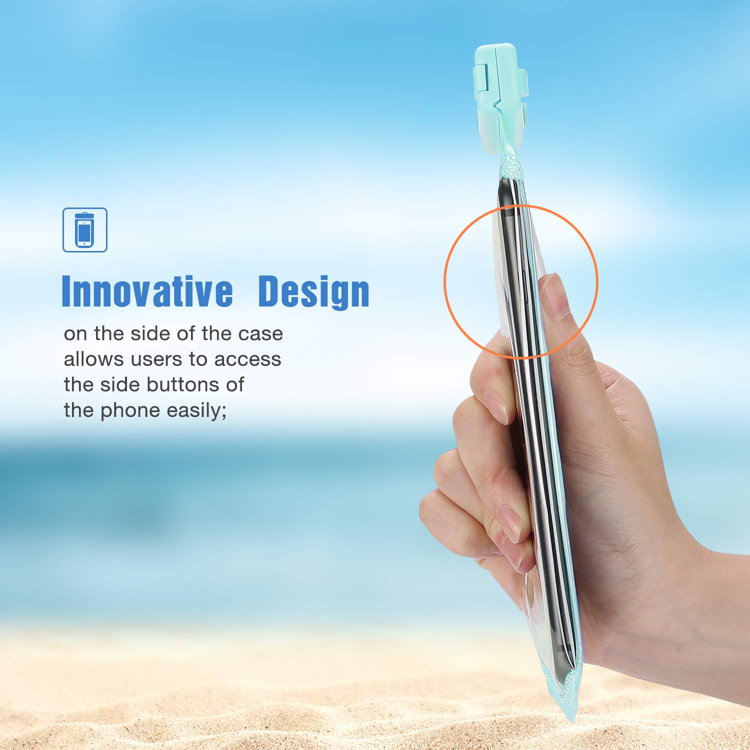 Foto 6 | Funda Impermeable Para Teléfono Procase, Paquete De 2 Para Iphone Y Galaxy - Venta Internacional.