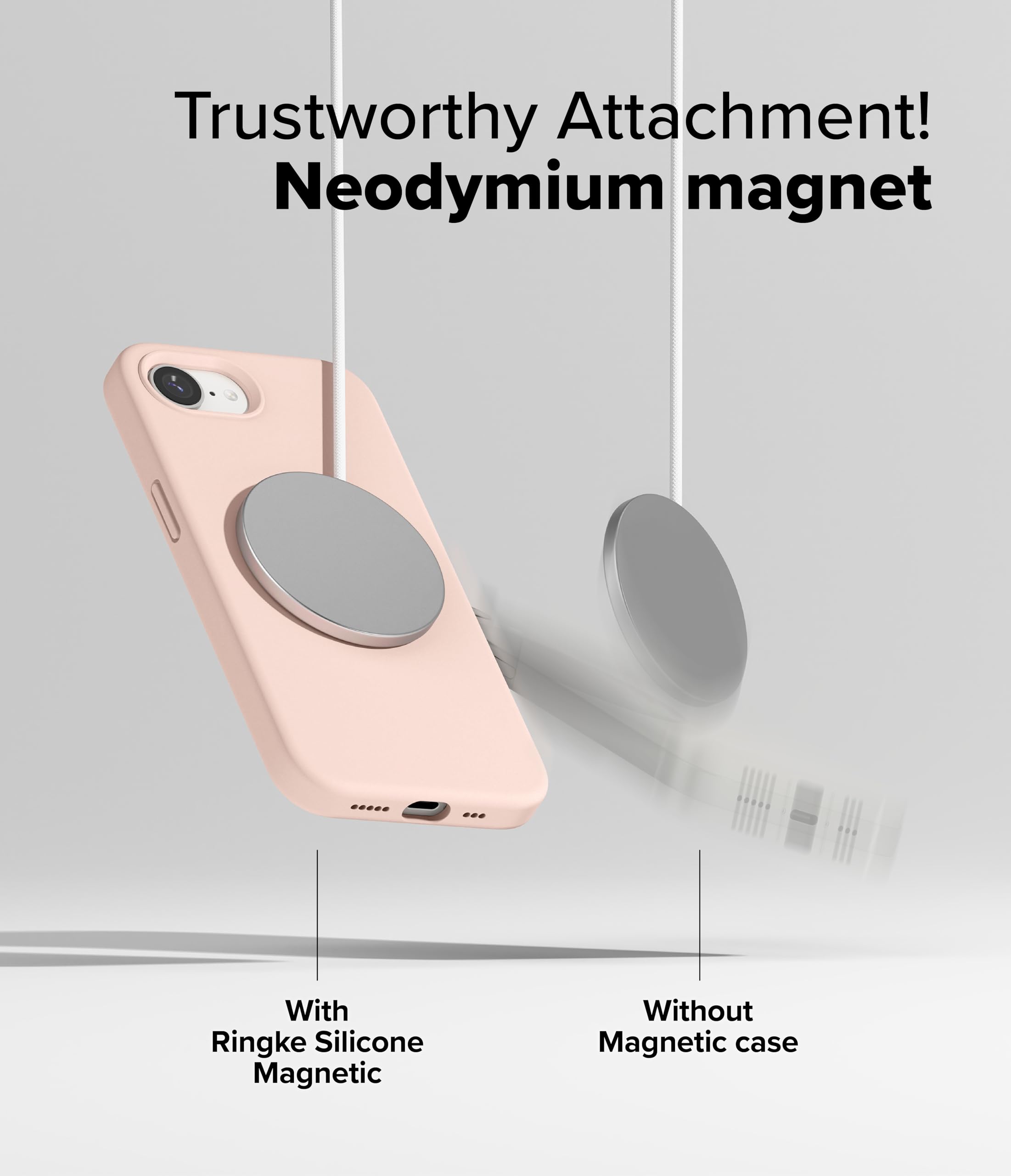 Foto 4 pulgar | Funda Magnética De Silicona Ringke Compatible Con Magsafe - Venta Internacional.