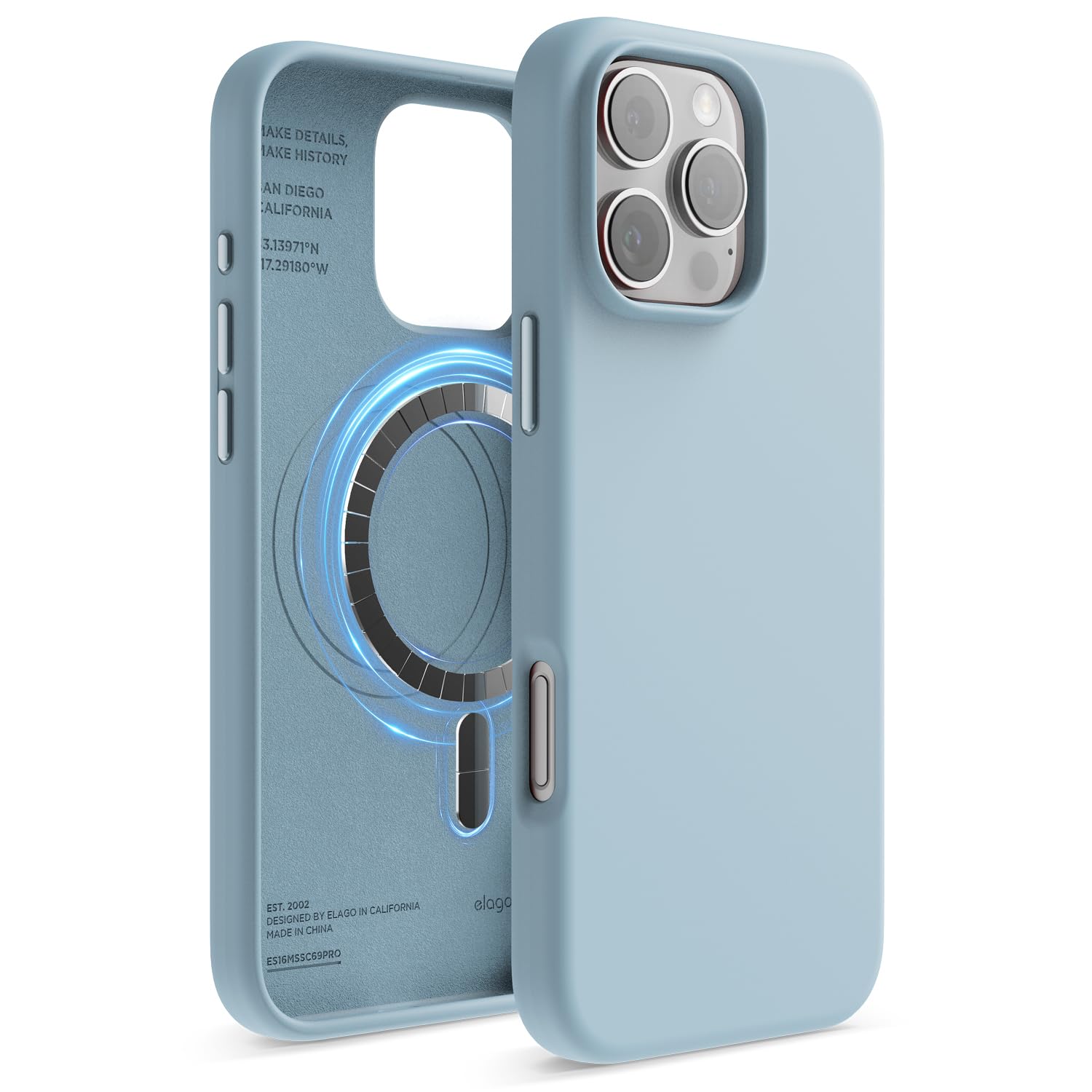Foto 1 | Funda De Teléfono Elago Magnetic Silicone Para Iphone 16 Pro Max 6.9 - Venta Internacional.