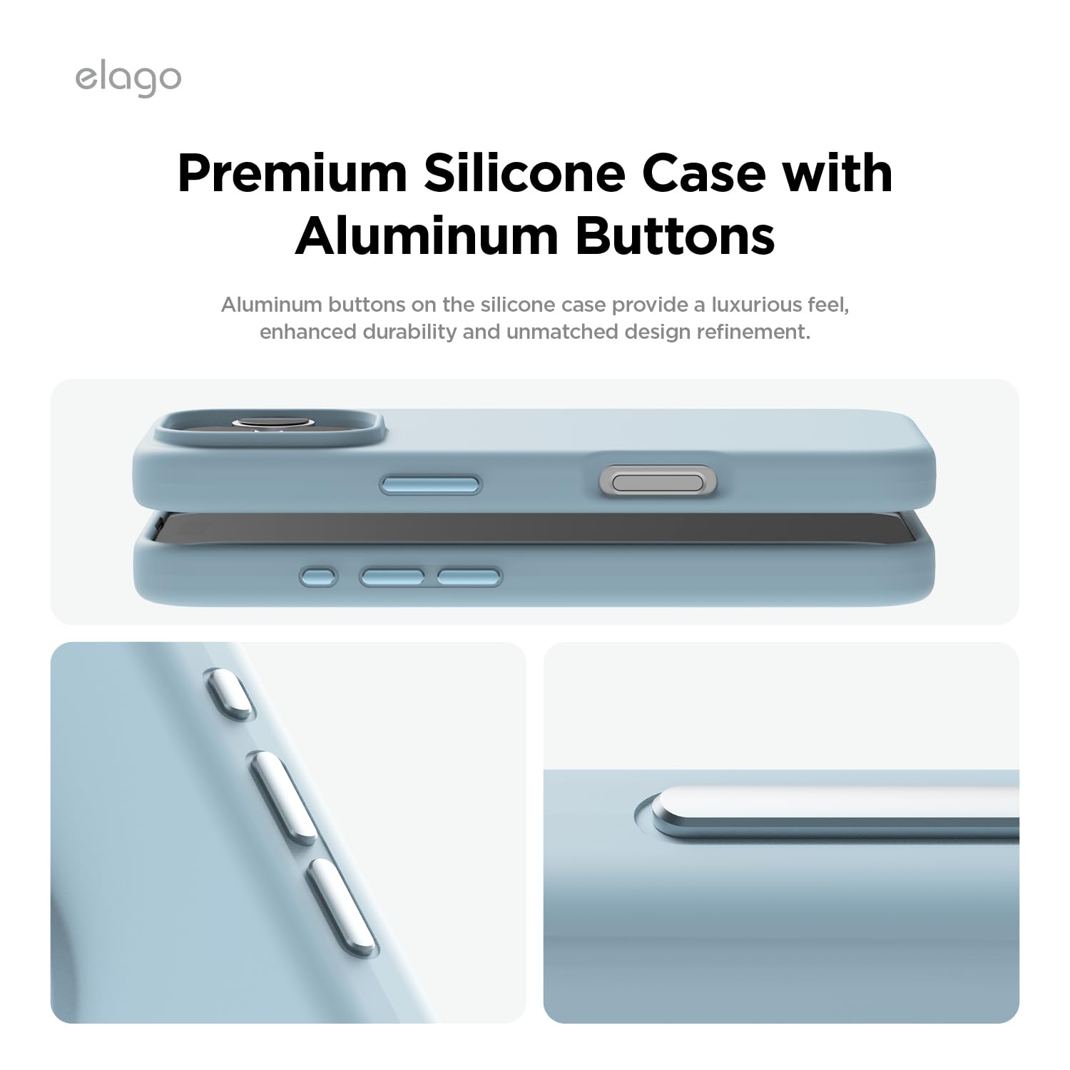 Foto 4 pulgar | Funda De Teléfono Elago Magnetic Silicone Para Iphone 16 Pro Max 6.9 - Venta Internacional.