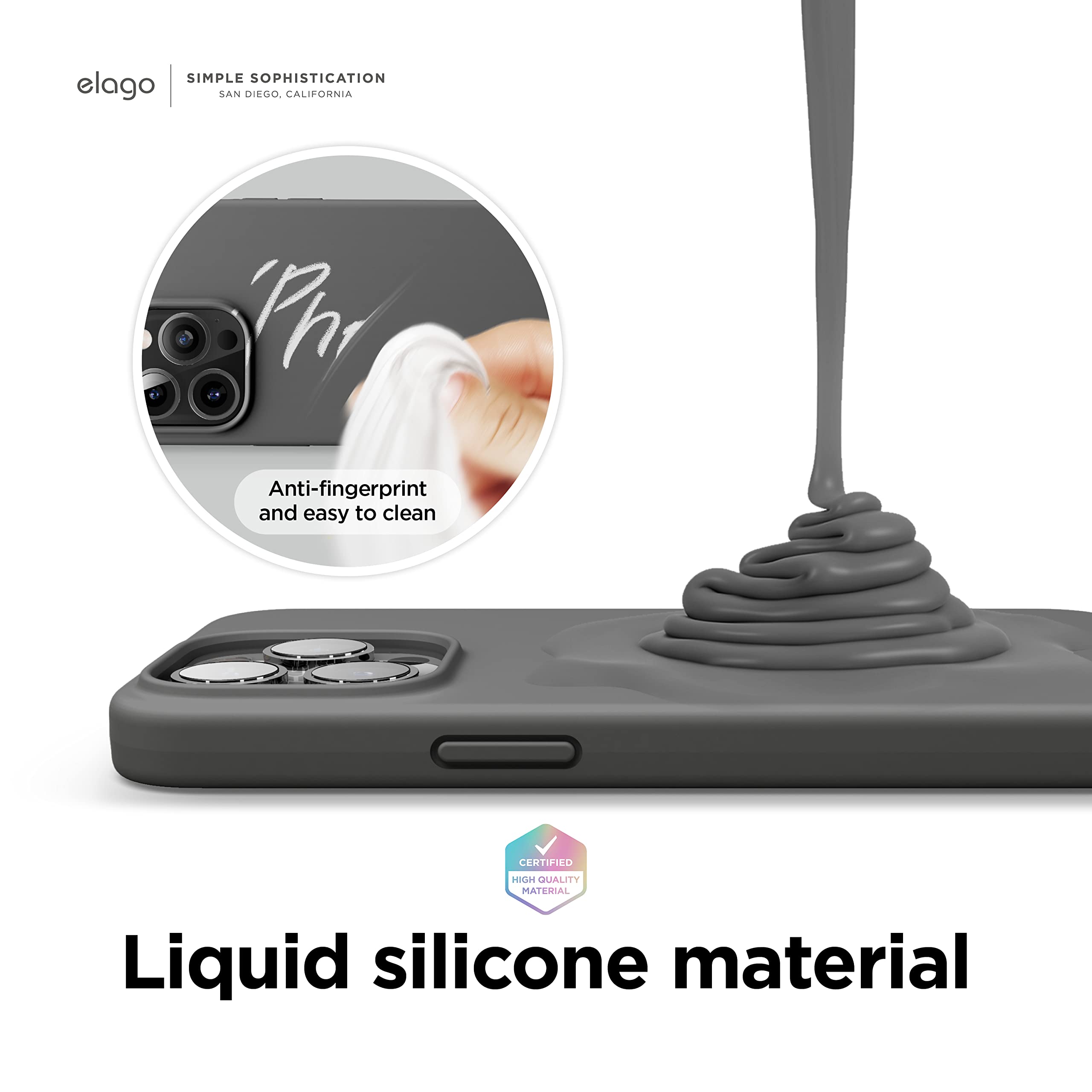Foto 5 pulgar | Funda Elago Liquid Silicone Compatible Con Iphone 13 Pro 6.1 - Venta Internacional.
