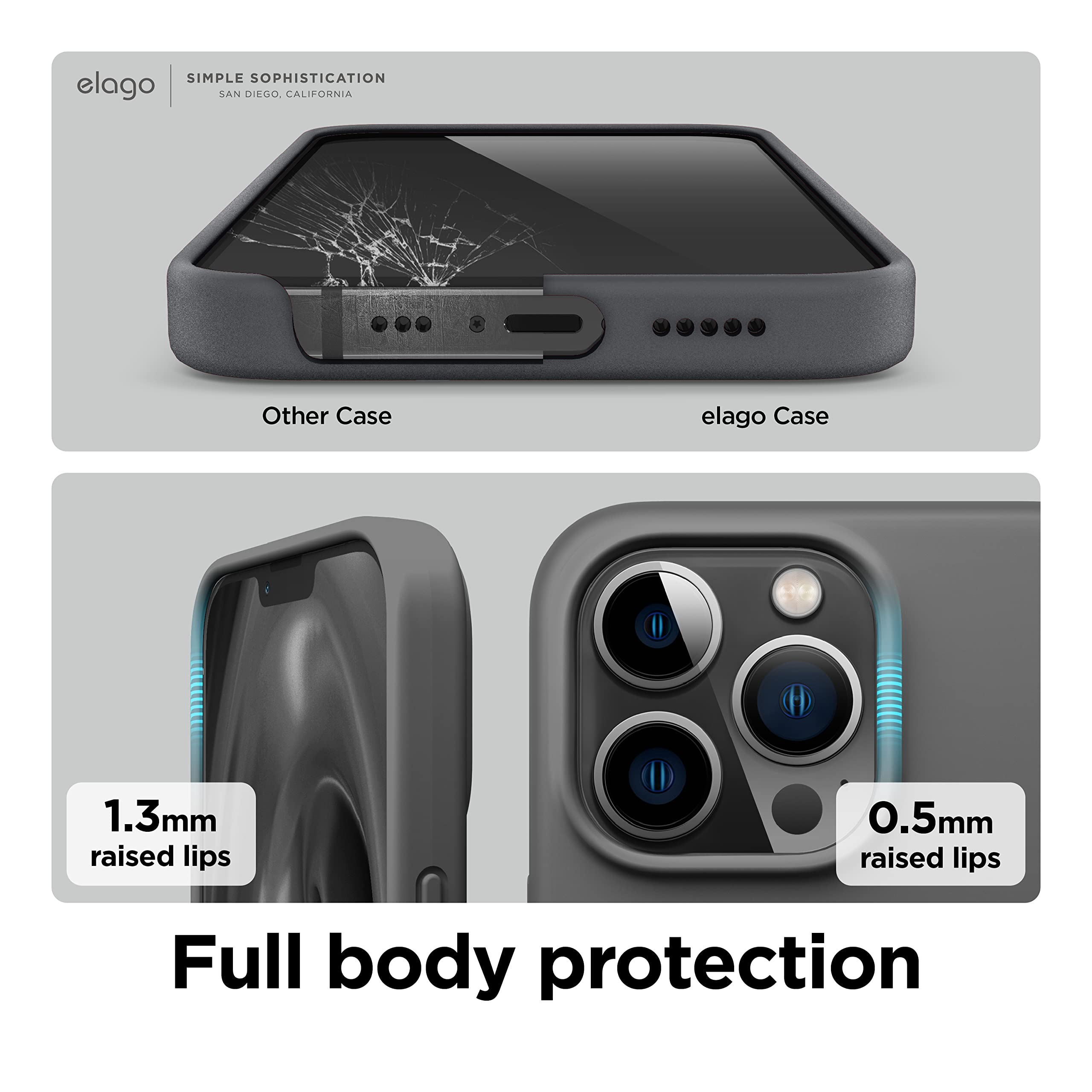 Foto 6 pulgar | Funda Elago Liquid Silicone Compatible Con Iphone 13 Pro 6.1 - Venta Internacional.