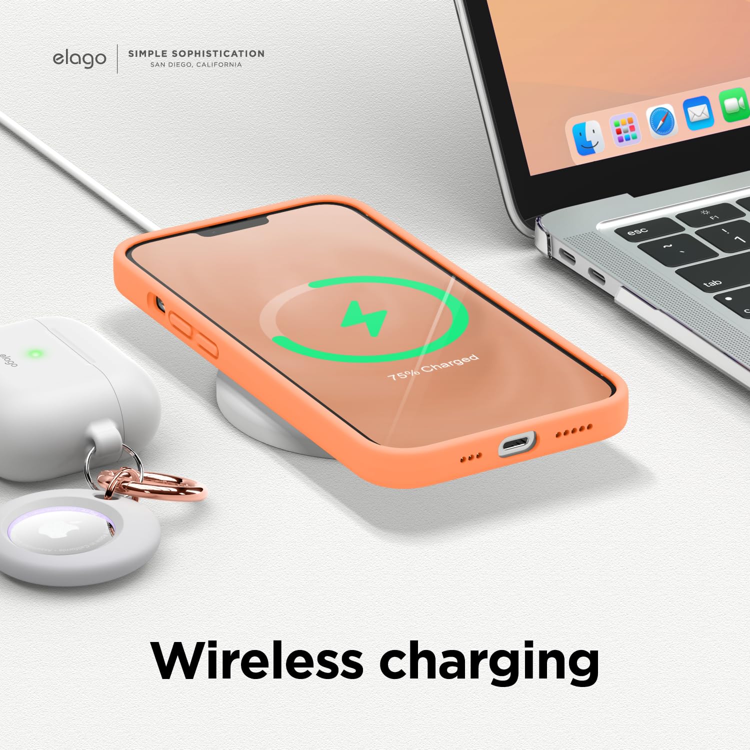 Foto 7 | Funda De Teléfono Elago Compatible Con Iphone 13 De Silicona Líquida - Venta Internacional.