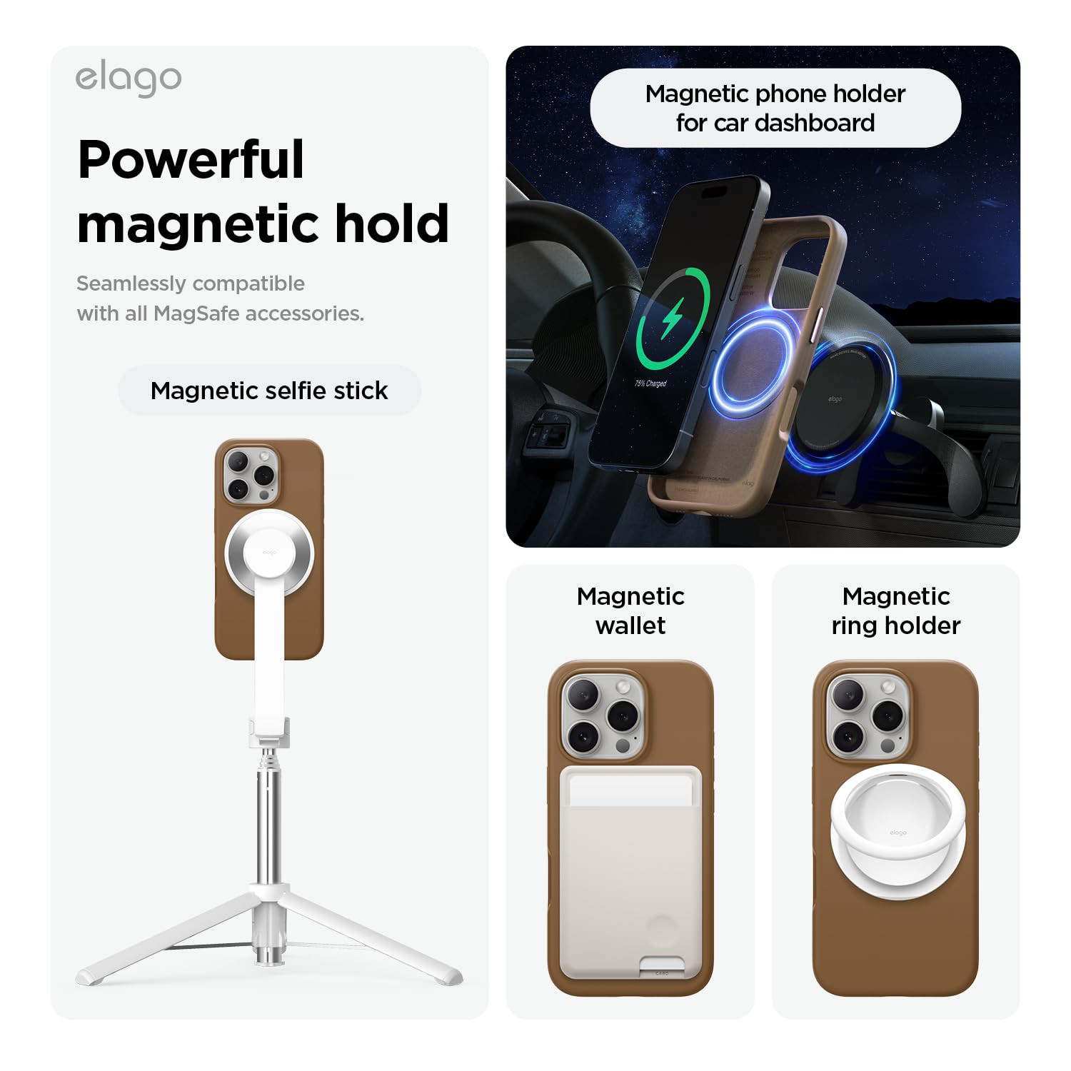 Foto 5 pulgar | Funda De Silicona Magnética Elago Para Iphone 16 Pro 6.3 - Venta Internacional.