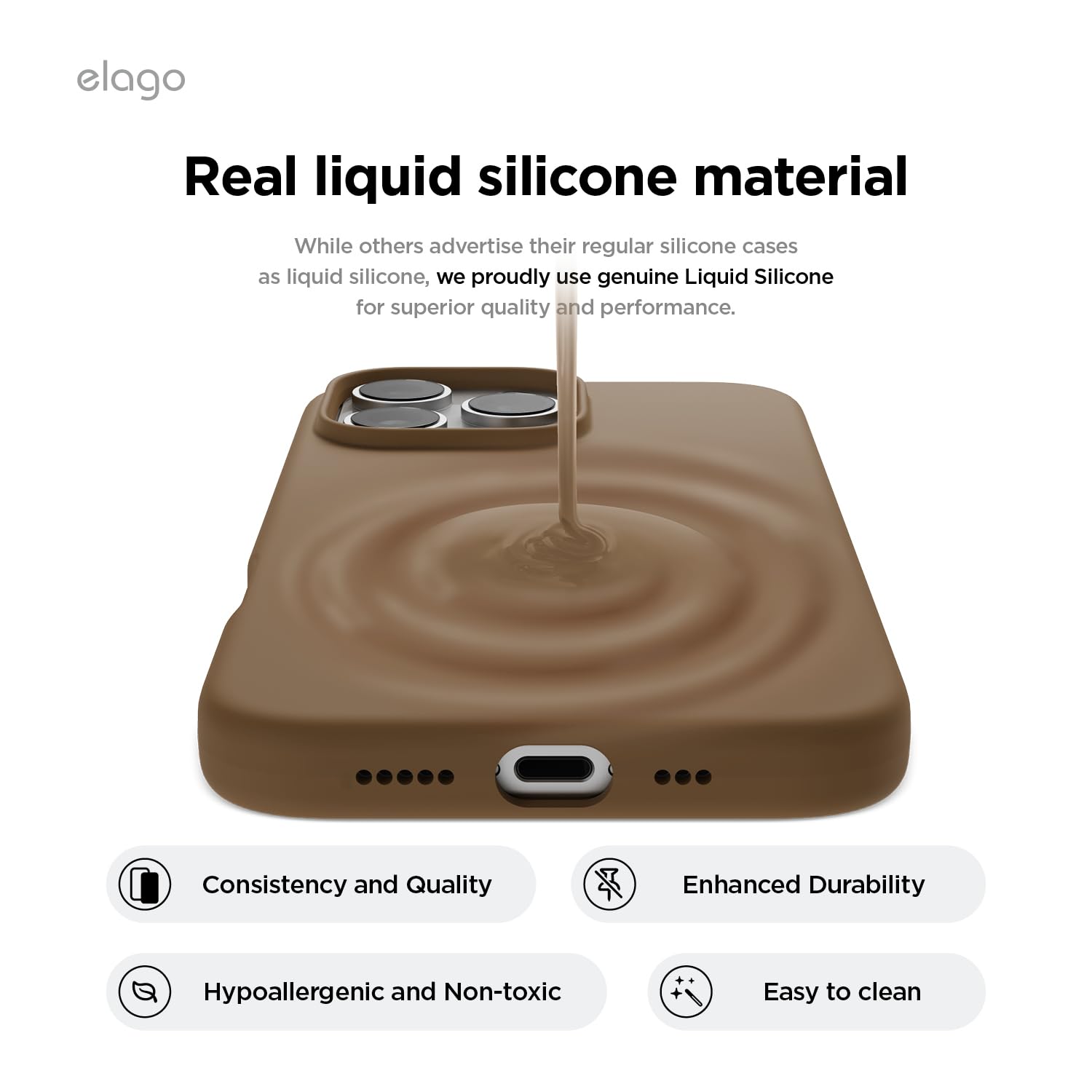 Foto 5 | Funda De Silicona Magnética Elago Para Iphone 16 Pro 6.3 - Venta Internacional.