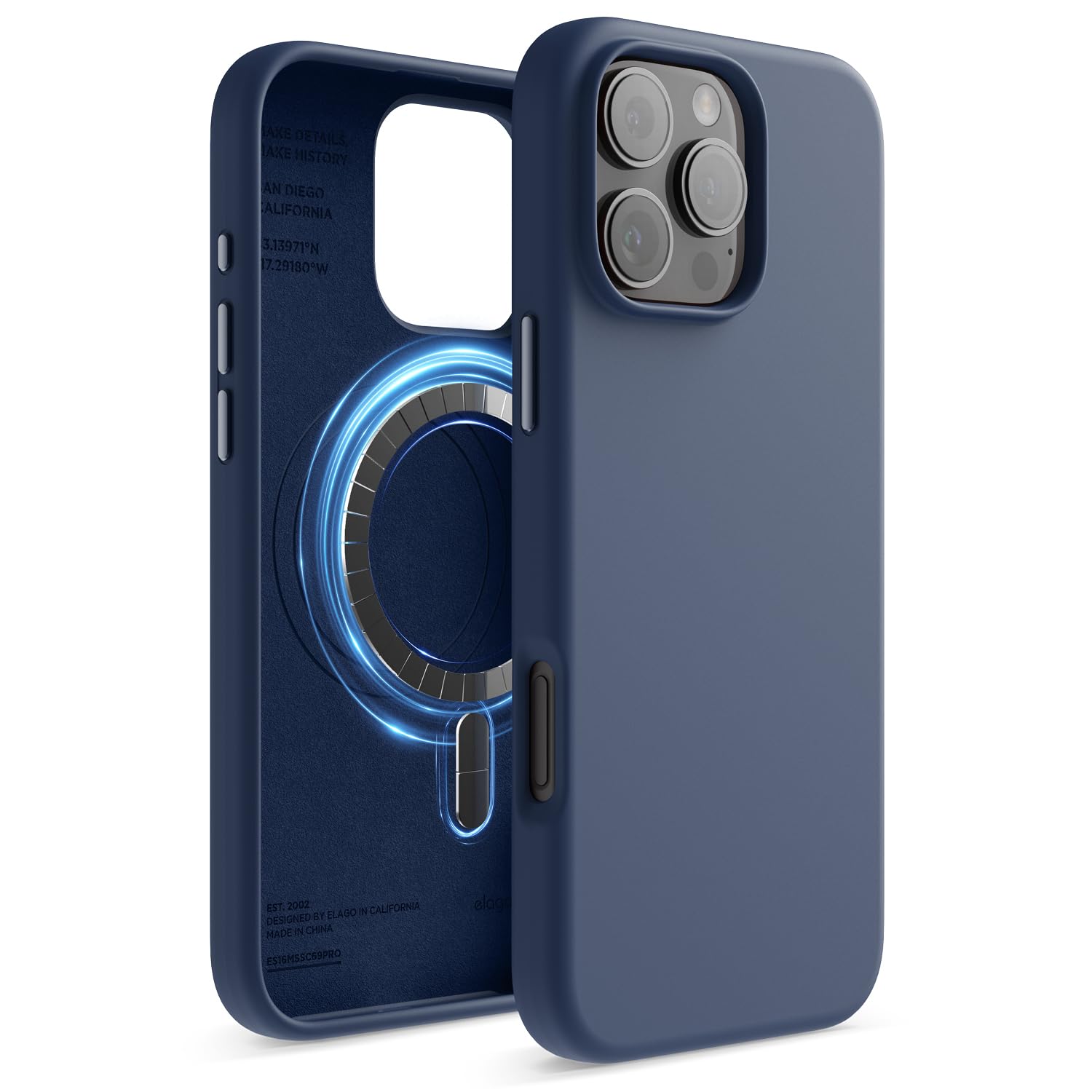 Foto 2 pulgar | Funda De Teléfono Elago Magnetic Silicone Para Iphone 16 Pro Max 6.9 - Venta Internacional.