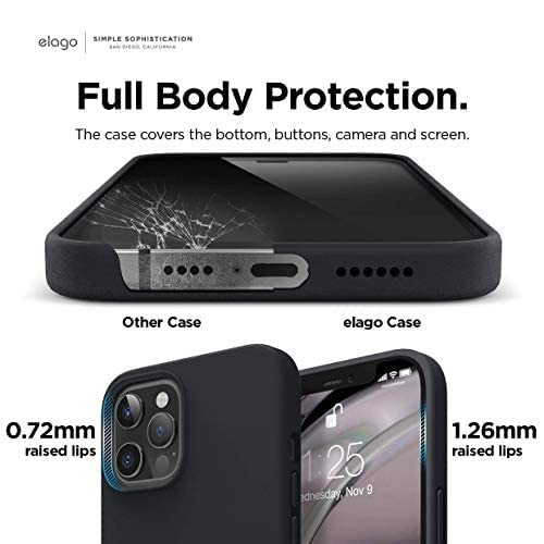 Foto 6 pulgar | Funda De Teléfono Elago Liquid Silicone Compatible Con Iphone 12 P - Venta Internacional.