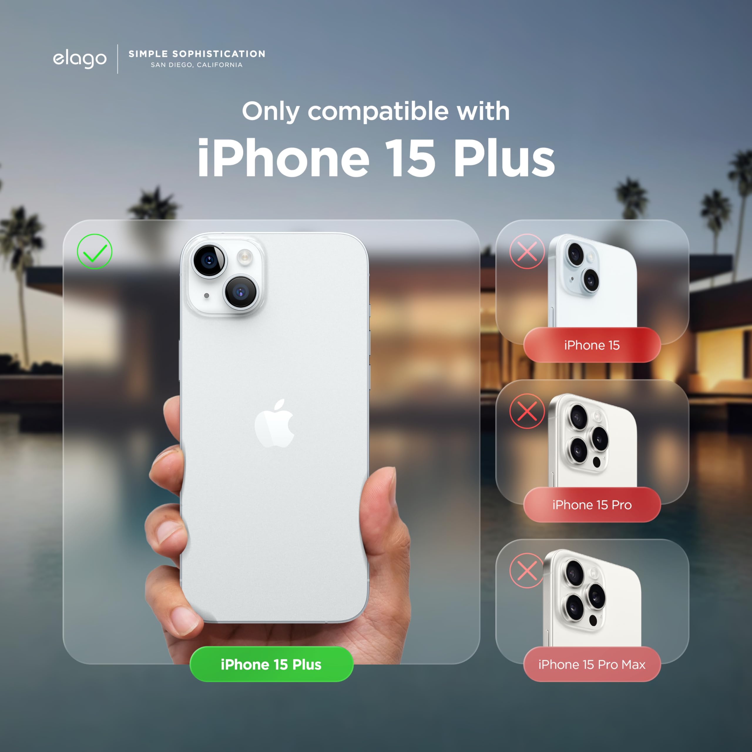 Foto 3 pulgar | Funda Elago Compatible Con Iphone 15 Plus De Silicona Líquida Negra - Venta Internacional.