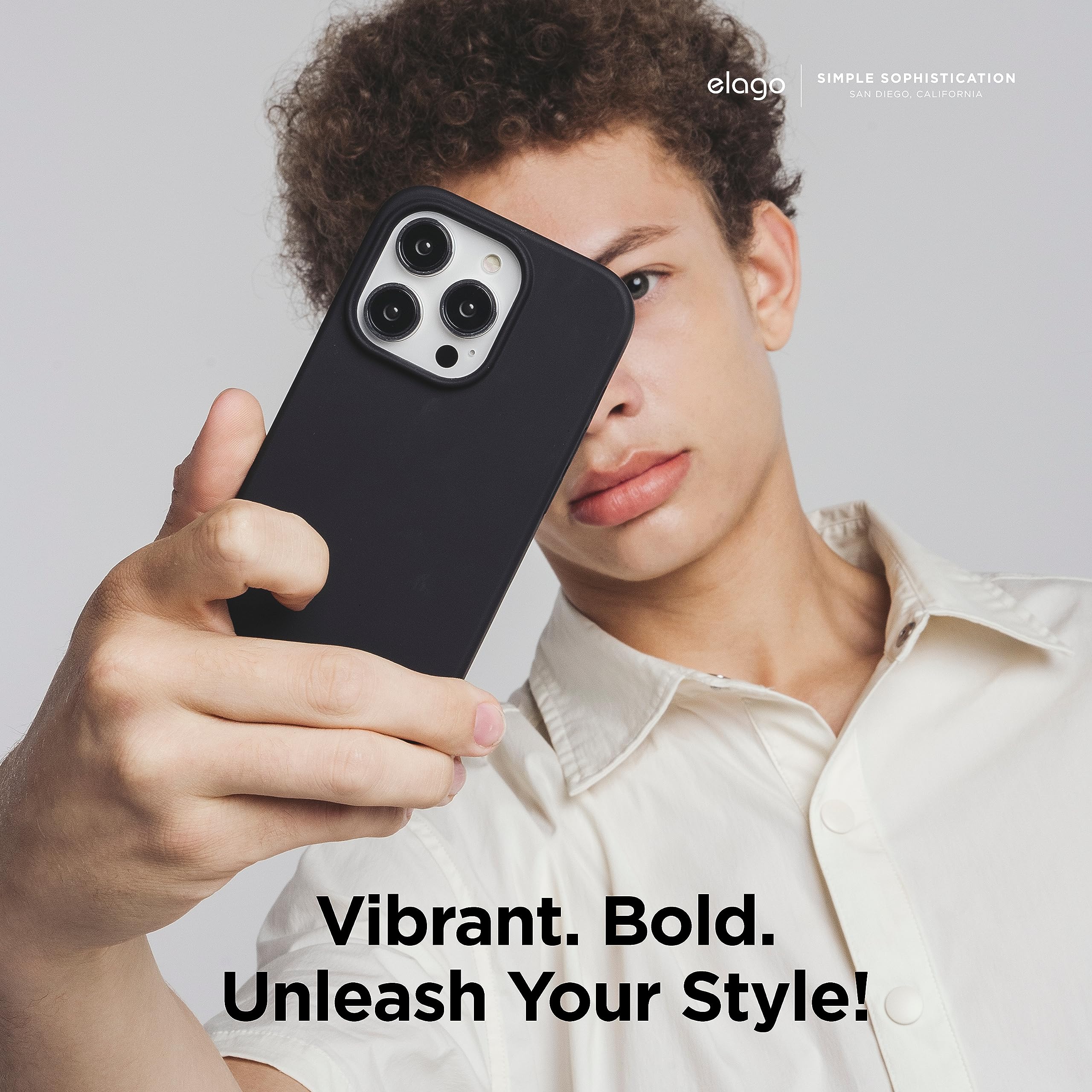 Foto 6 | Funda Elago Compatible Con Iphone 15 Plus De Silicona Líquida Negra - Venta Internacional.
