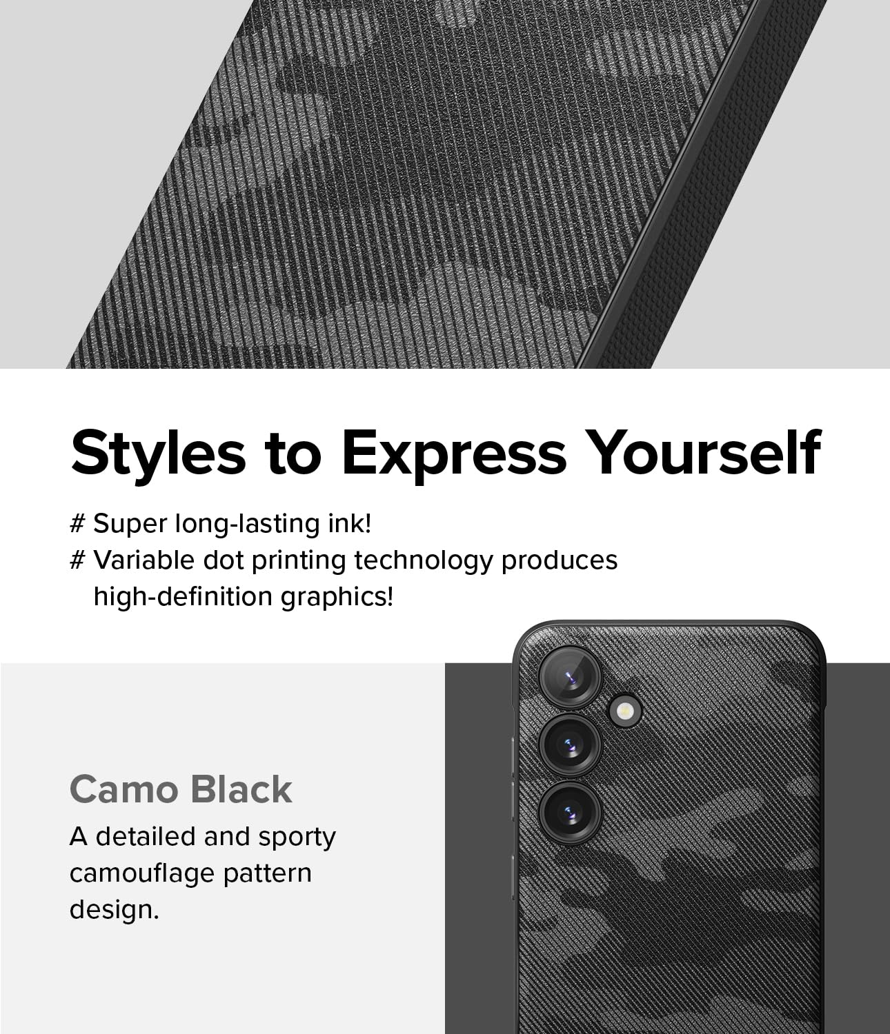 Foto 4 pulgar | Funda Ringke Onyx Feels Good Para Samsung Galaxy S24 Plus 5g, Color Negro - Venta Internacional.