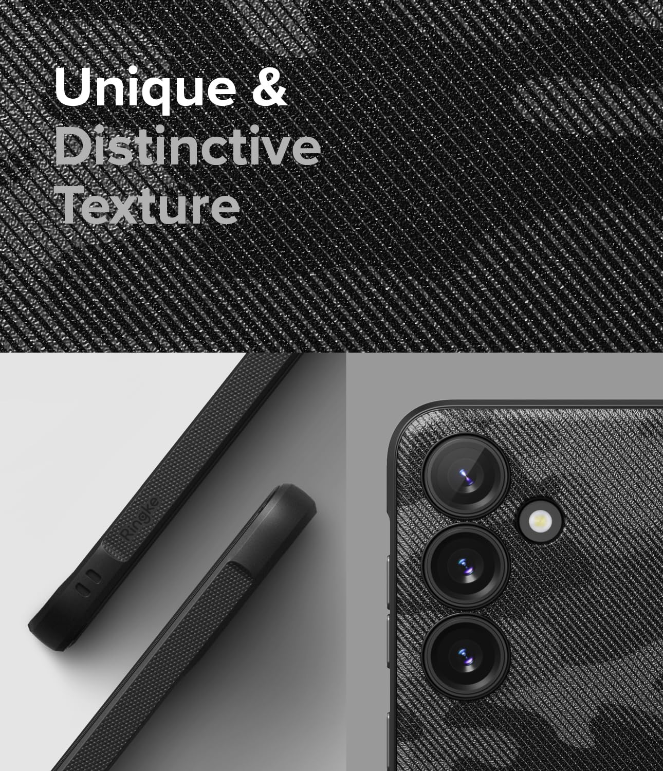 Foto 5 pulgar | Funda Ringke Onyx Feels Good Para Samsung Galaxy S24 Plus 5g, Color Negro - Venta Internacional.
