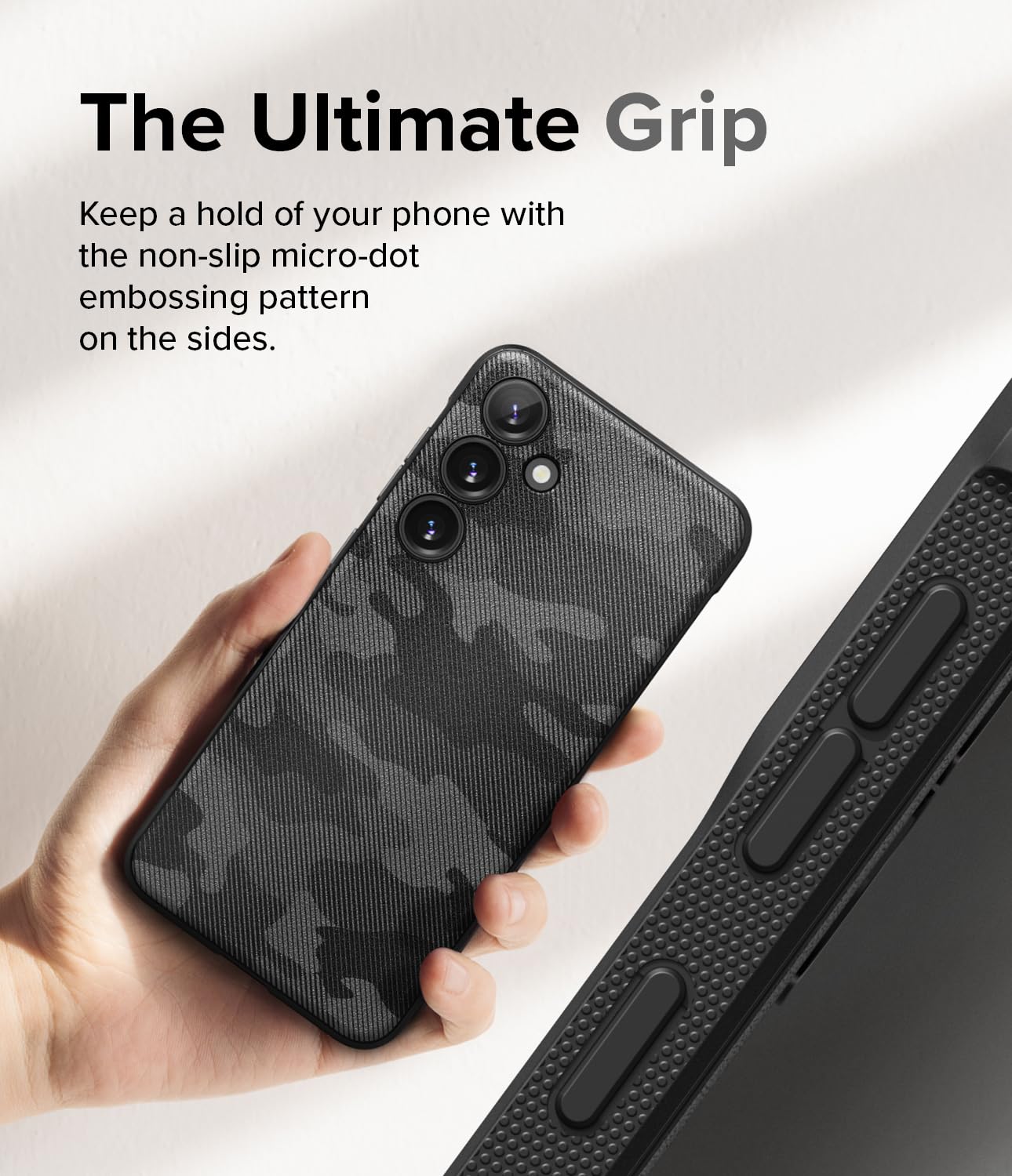Foto 6 pulgar | Funda Ringke Onyx Feels Good Para Samsung Galaxy S24 Plus 5g, Color Negro - Venta Internacional.