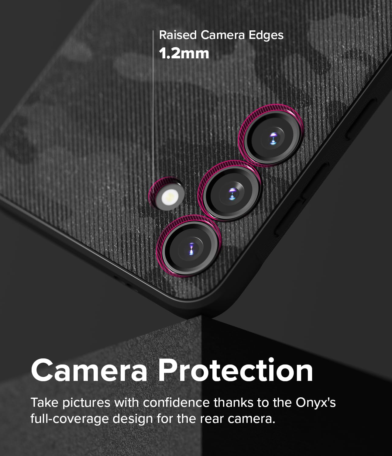 Foto 7 pulgar | Funda Ringke Onyx Feels Good Para Samsung Galaxy S24 Plus 5g, Color Negro - Venta Internacional.