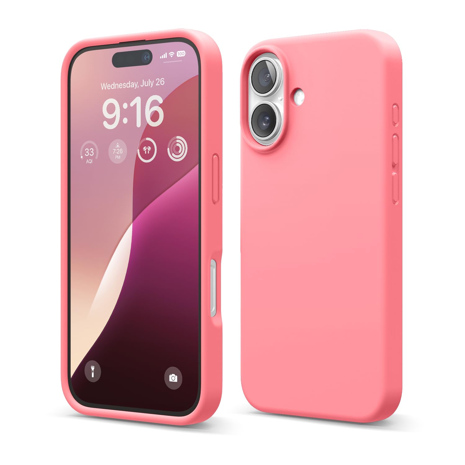 Foto 1 | Funda De Teléfono Elago Compatible Con Iphone 16, Silicona Líquida - Venta Internacional.
