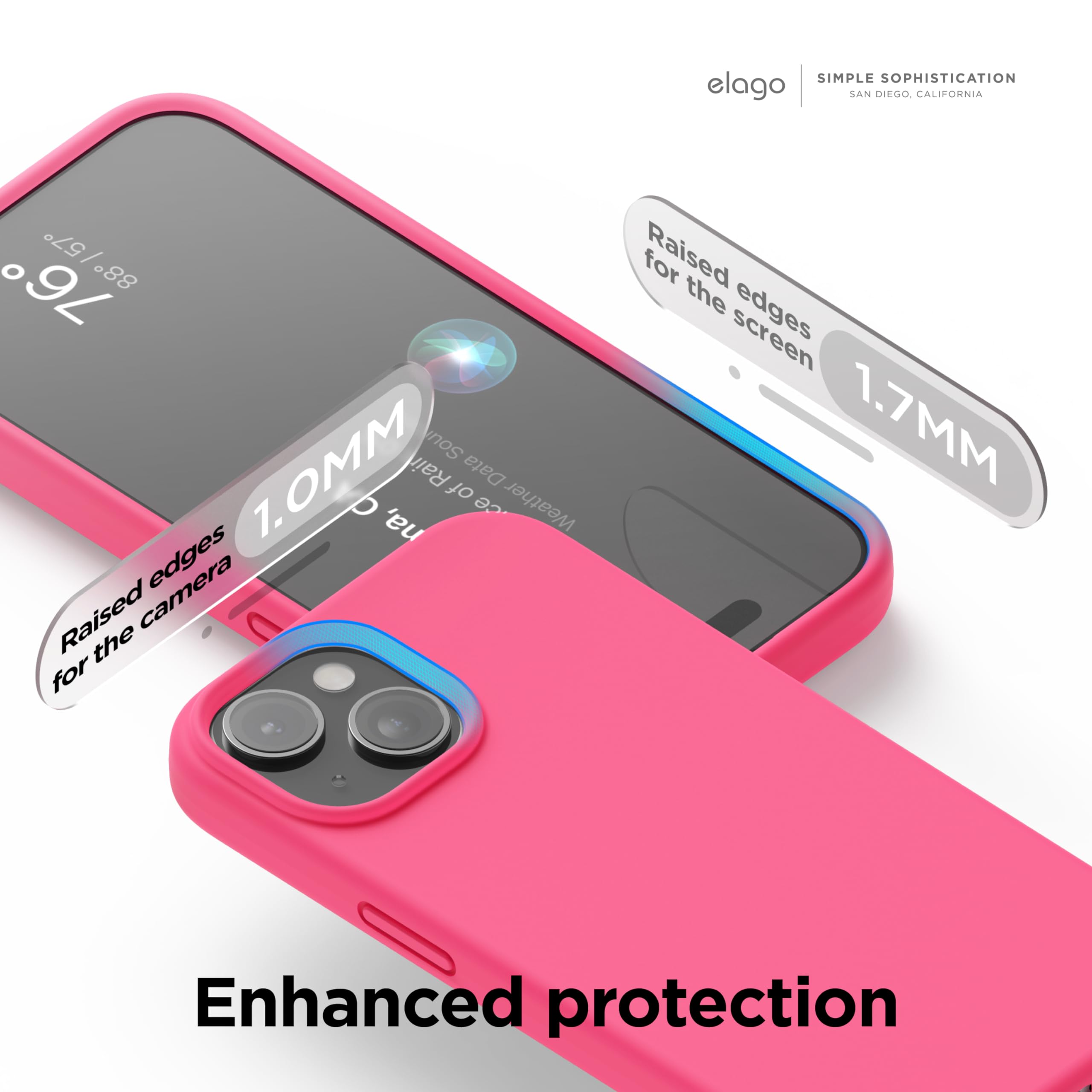 Foto 6 pulgar | Funda De Teléfono Elago Compatible Con Iphone 15 De Silicona Líquida - Venta Internacional.