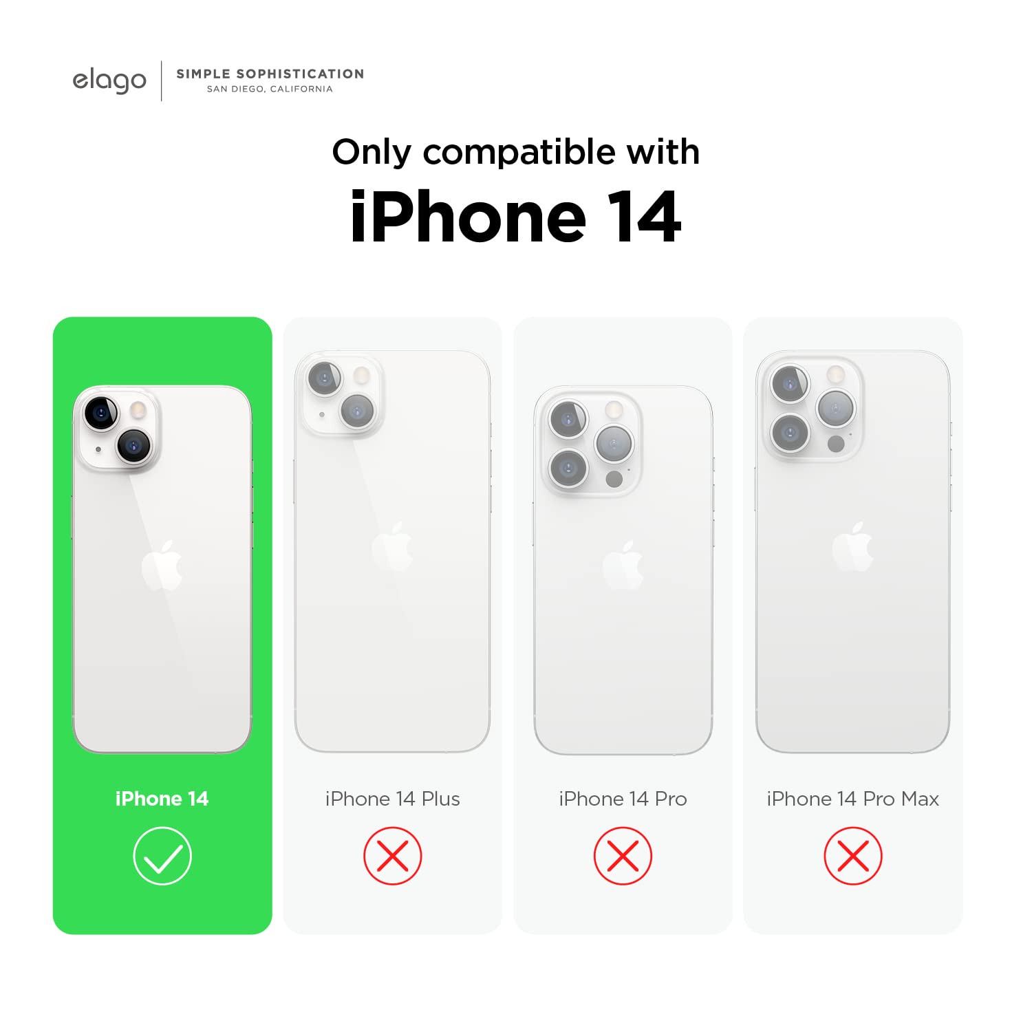 Foto 3 pulgar | Funda De Teléfono Elago Compatible Con Iphone 14 De Silicona Líquida - Venta Internacional.