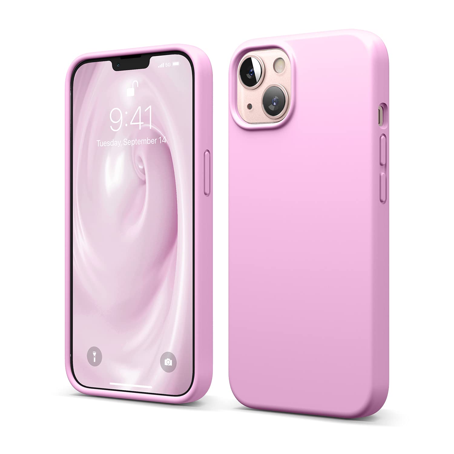 Foto 2 pulgar | Funda Elago Liquid Silicone Para Iphone 13 De 6.1 Pulgadas, Color Rosa Intenso - Venta Internacional.