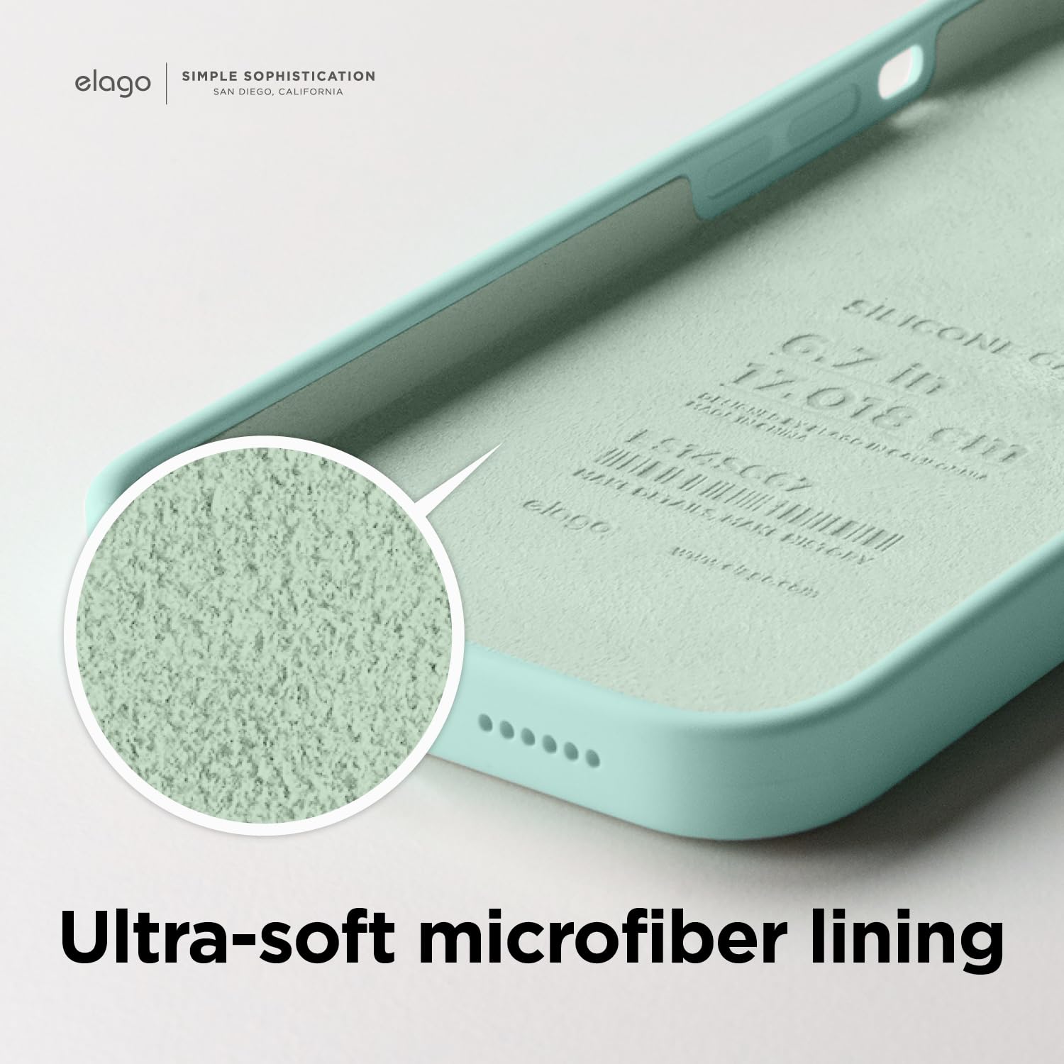 Foto 7 | Funda De Teléfono Elago Compatible Con Iphone 14 Pro Silicone Aqua - Venta Internacional.