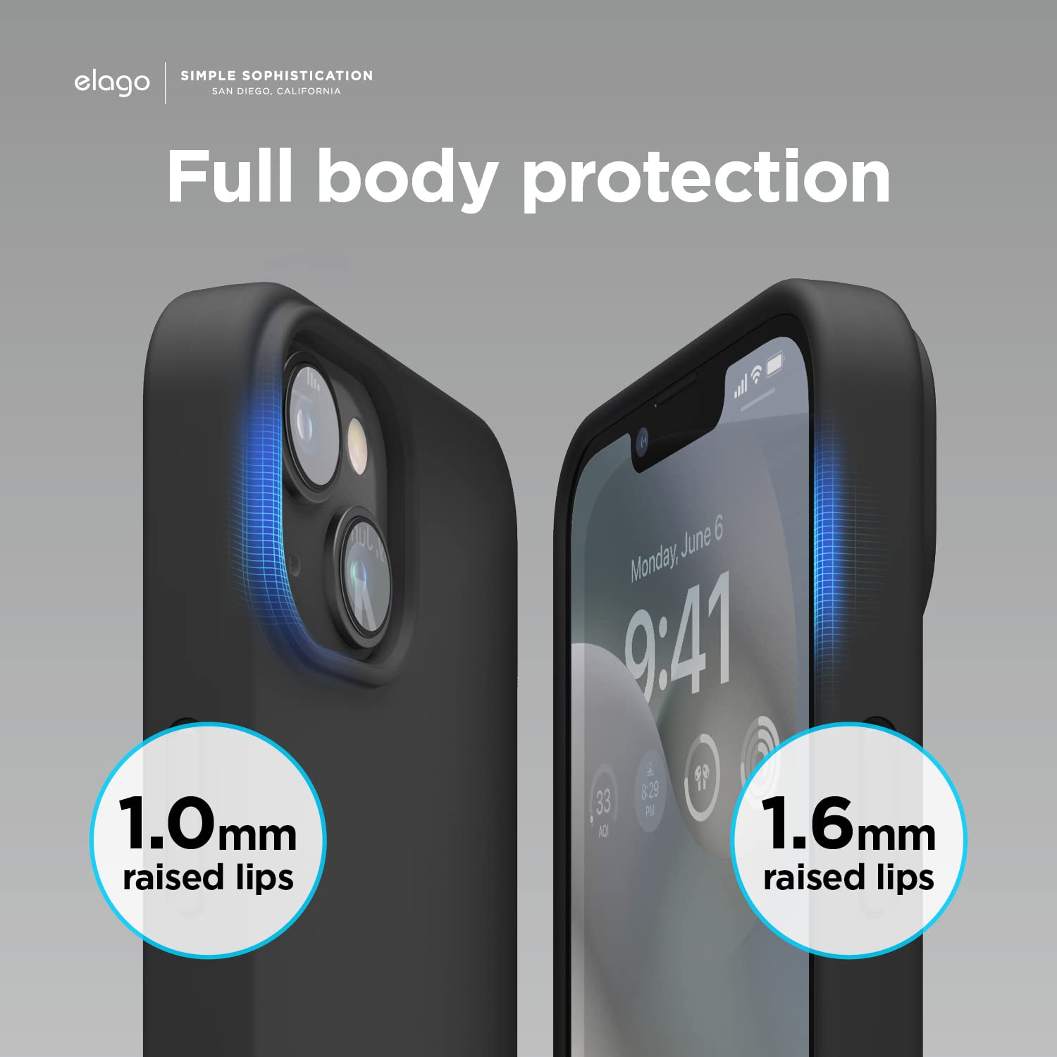 Foto 7 pulgar | Funda De Teléfono Elago Liquid Silicone A Prueba De Golpes Para Iphone 14 - Venta Internacional.
