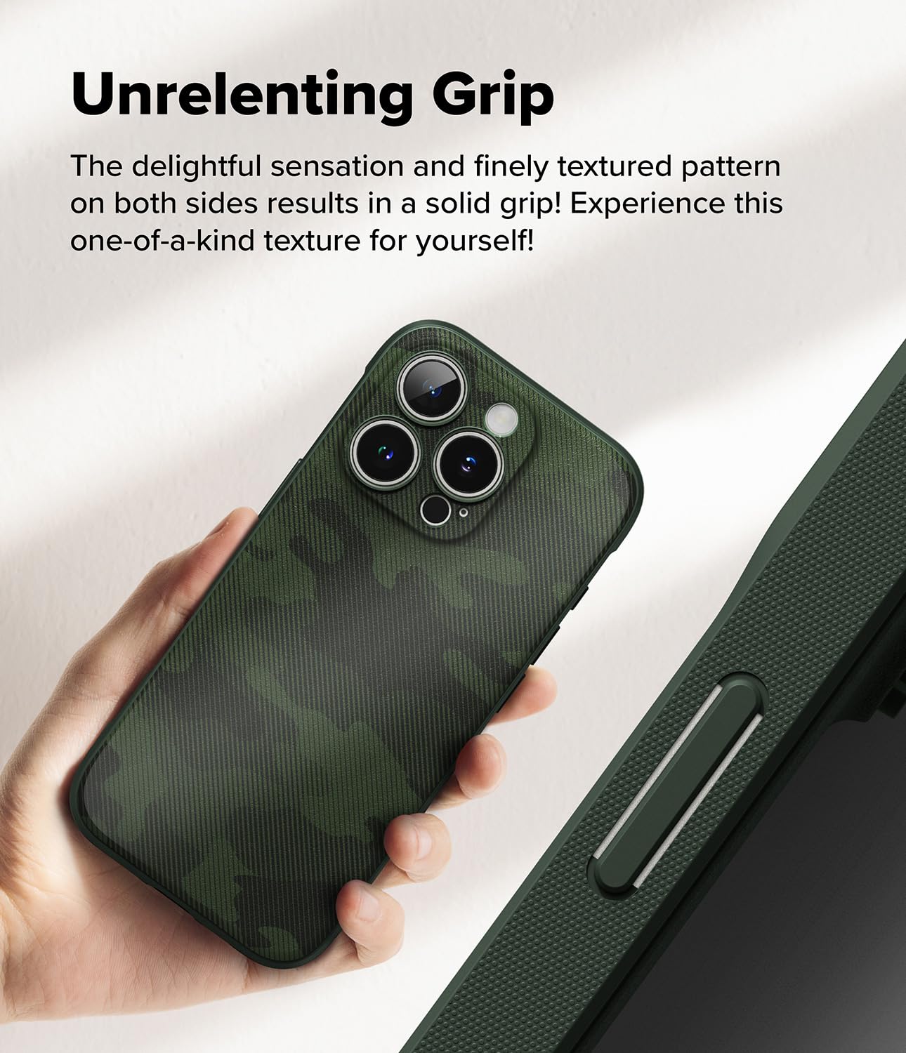 Foto 6 pulgar | Funda De Teléfono Ringke Onyx Camo Green Para Iphone 16 Pro - Venta Internacional.