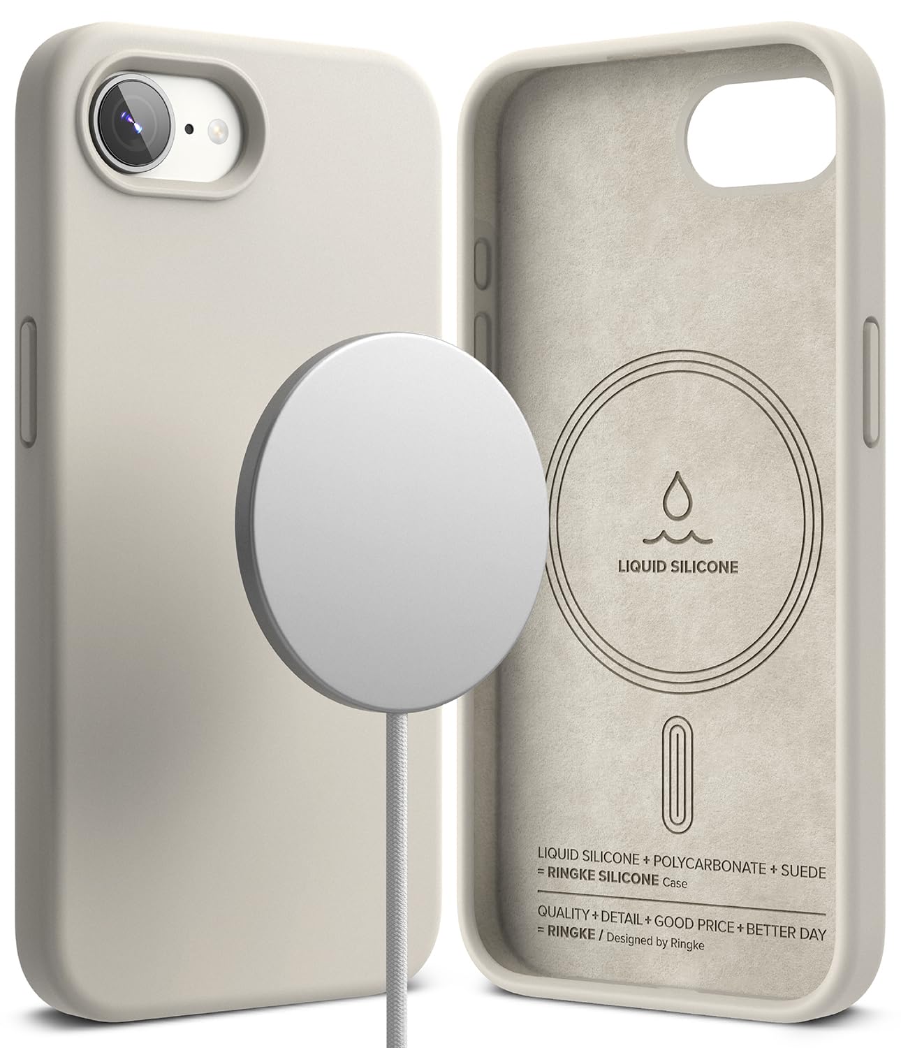 Foto 2 pulgar | Funda Magnética De Silicona Ringke Compatible Con Magsafe - Venta Internacional.