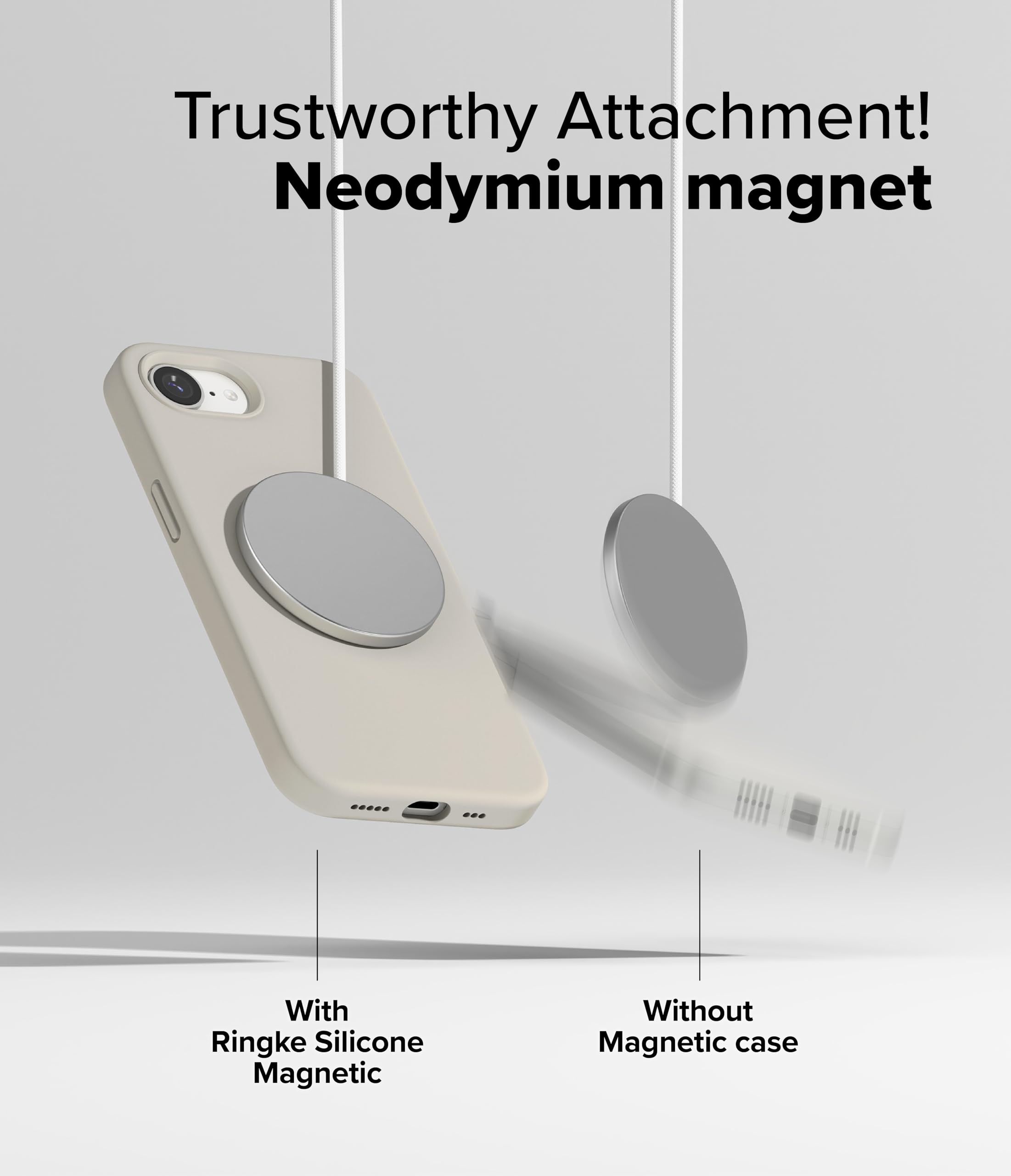 Foto 4 pulgar | Funda Magnética De Silicona Ringke Compatible Con Magsafe - Venta Internacional.