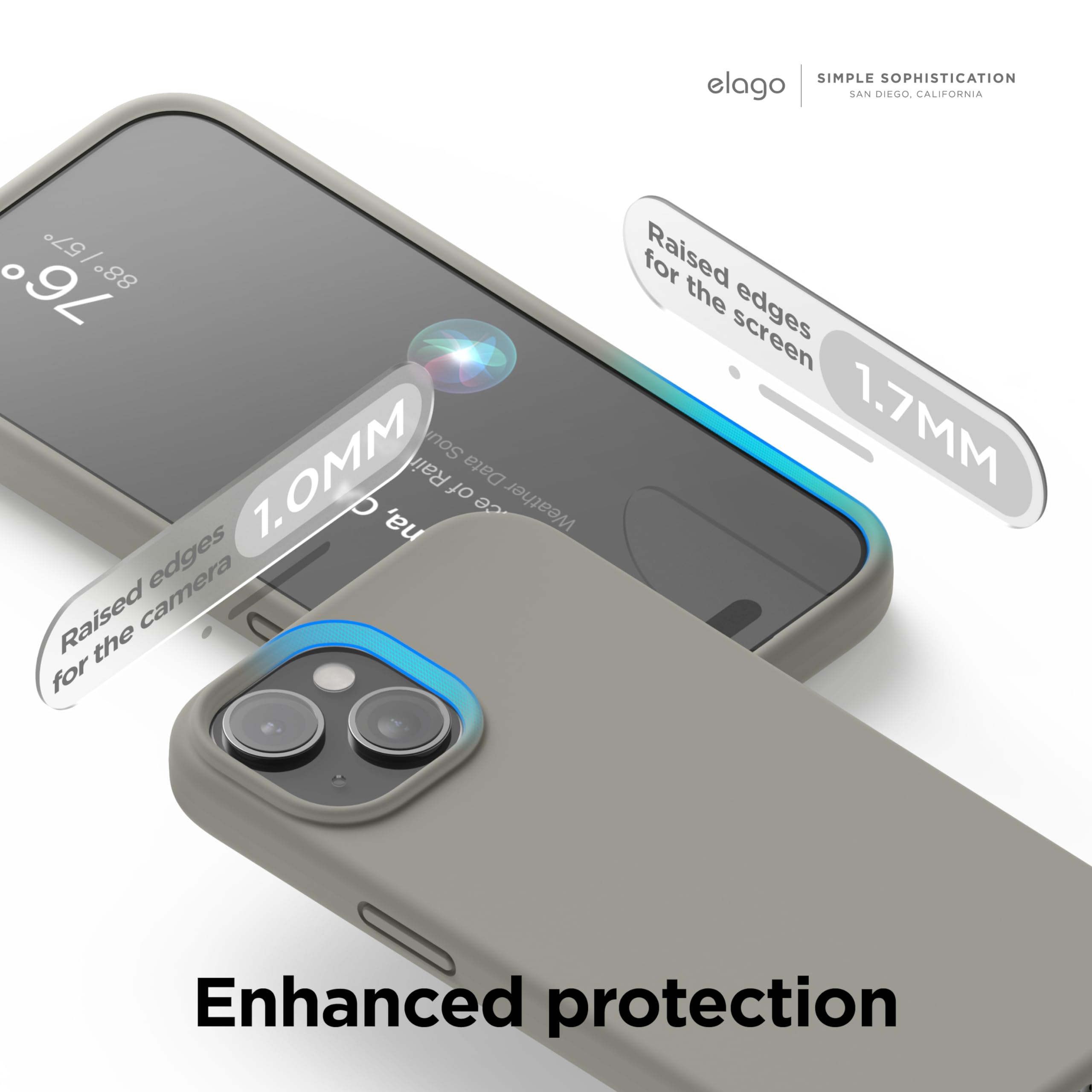 Foto 6 pulgar | Funda De Teléfono Elago Liquid Silicone Compatible Con Iphone 15 - Venta Internacional.