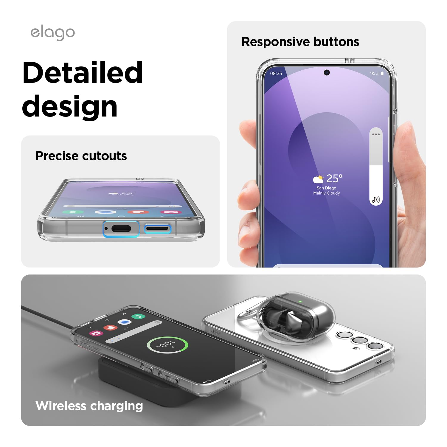 Foto 7 | Funda Elago Magnetic Hybrid Transparente Para Samsung Galaxy S25 Plus - Venta Internacional.
