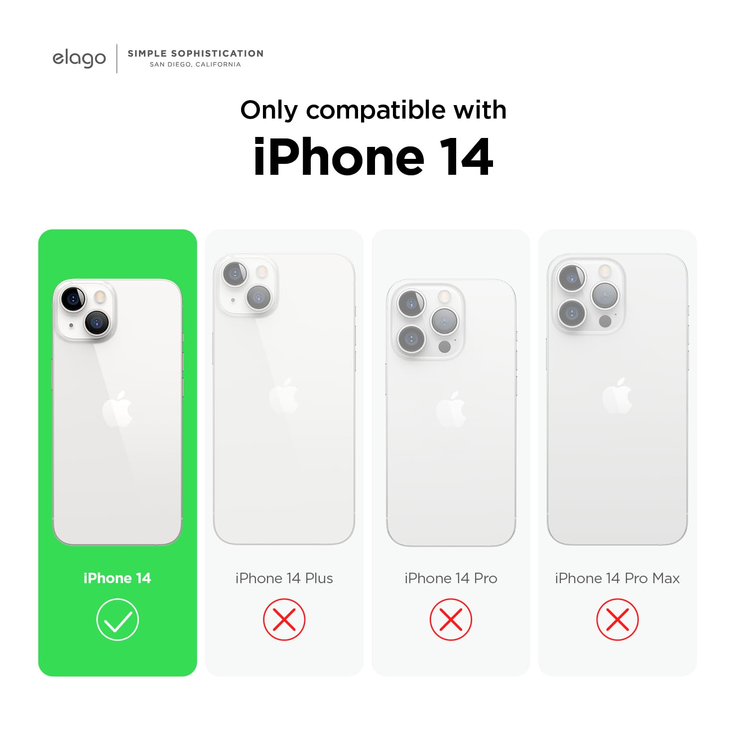 Foto 2 | Funda De Teléfono Elago Compatible Con Iphone 14 De Silicona Líquida - Venta Internacional.