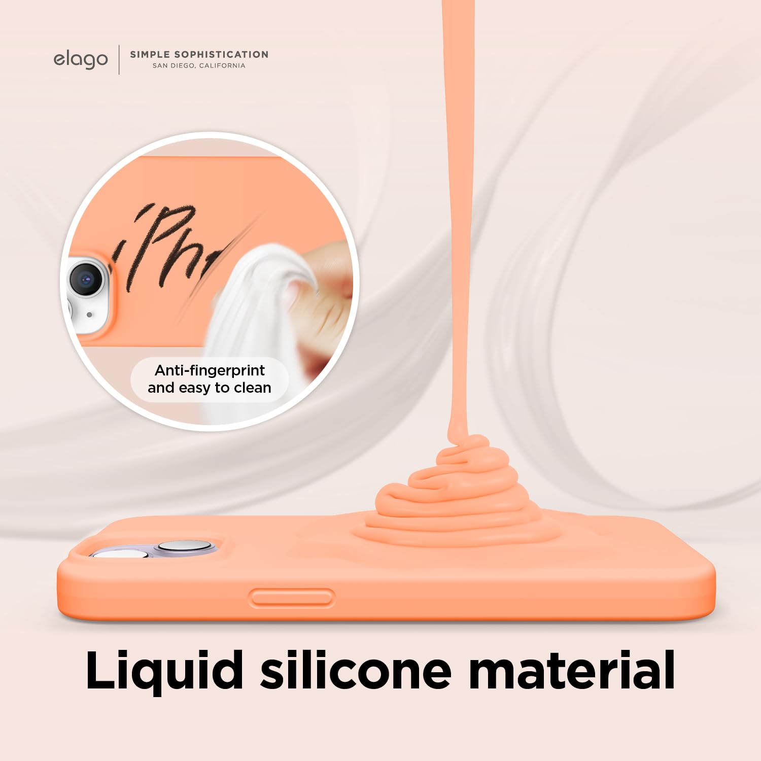 Foto 4 | Funda De Teléfono Elago Compatible Con Iphone 14 De Silicona Líquida - Venta Internacional.