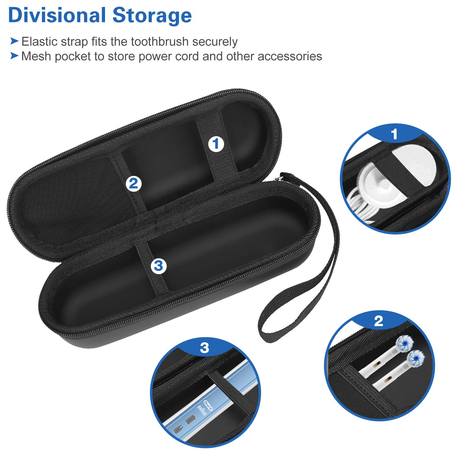 Foto 4 pulgar | Funda De Viaje Para Cepillo De Dientes Eléctrico Procase Oral-b/philips - Venta Internacional.