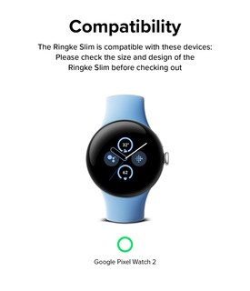 Foto 2 | Funda Para Reloj Inteligente Ringke Slim Compatible Con Google Pixel Watch 2 - Venta Internacional.