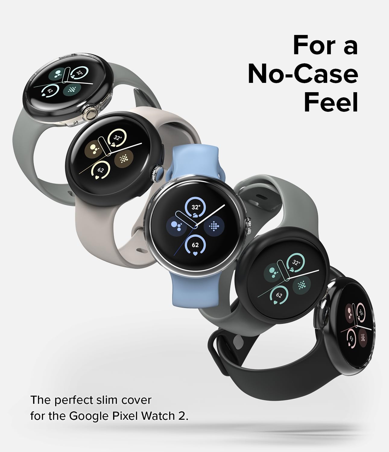 Foto 4 pulgar | Funda Para Reloj Inteligente Ringke Slim Compatible Con Google Pixel Watch 2 - Venta Internacional.
