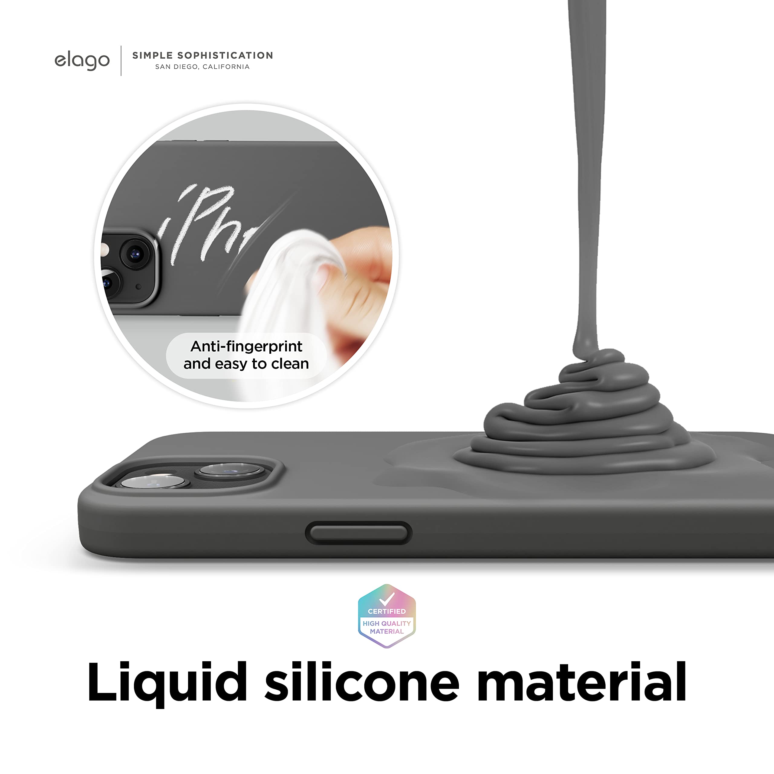 Foto 4 pulgar | Funda Elago Liquid Silicone Compatible Con Iphone 13 De 6.1 Pulgadas - Venta Internacional.
