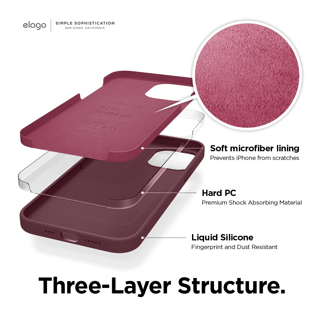 Foto 2 | Funda De Silicona Líquida Elago Para Iphone 12/12 Pro 6.1 - Venta Internacional.