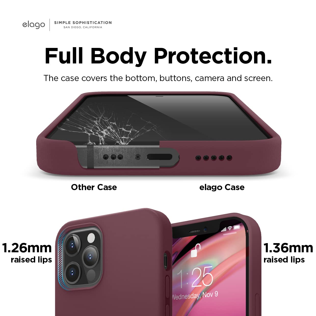 Foto 6 pulgar | Funda De Silicona Líquida Elago Para Iphone 12/12 Pro 6.1 - Venta Internacional.