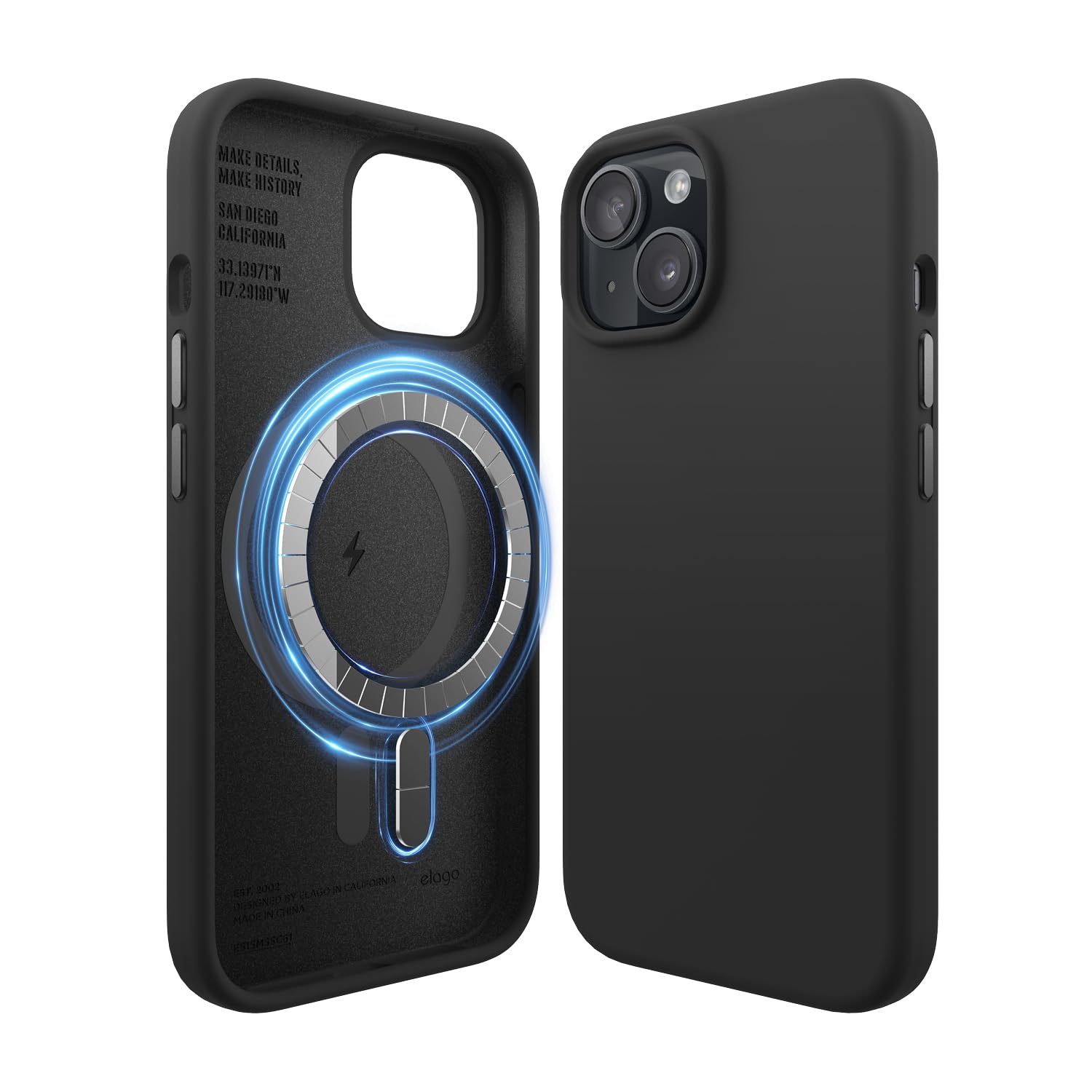 Foto 2 pulgar | Funda De Silicona Magnética Elago Para Iphone 15 6.1 - Venta Internacional.
