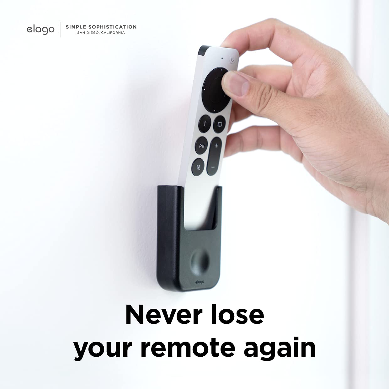 Foto 3 pulgar | Soporte Remoto Elago Universal Para Apple Tv, Color Negro - Venta Internacional.
