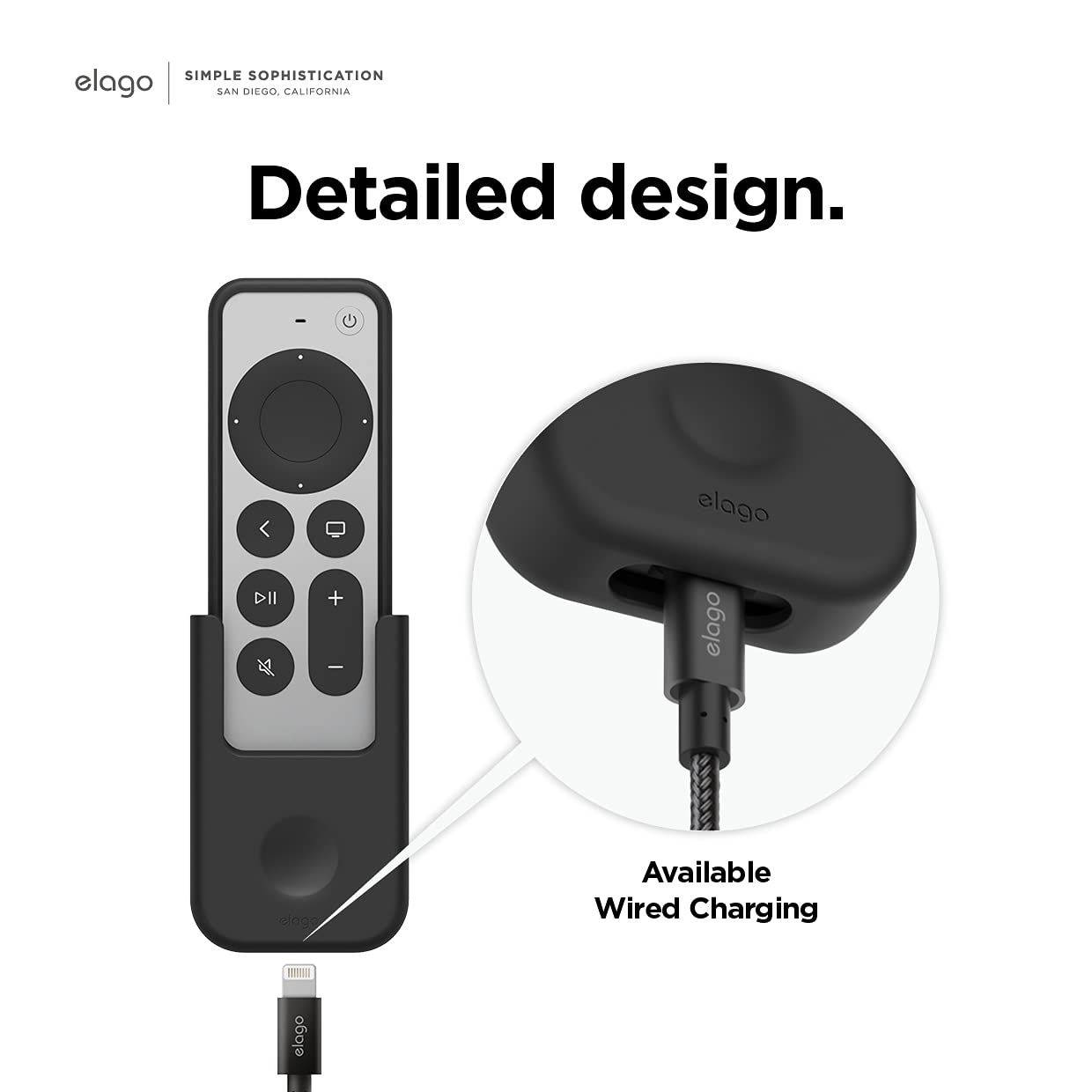 Foto 4 pulgar | Soporte Remoto Elago Universal Para Apple Tv, Color Negro - Venta Internacional.