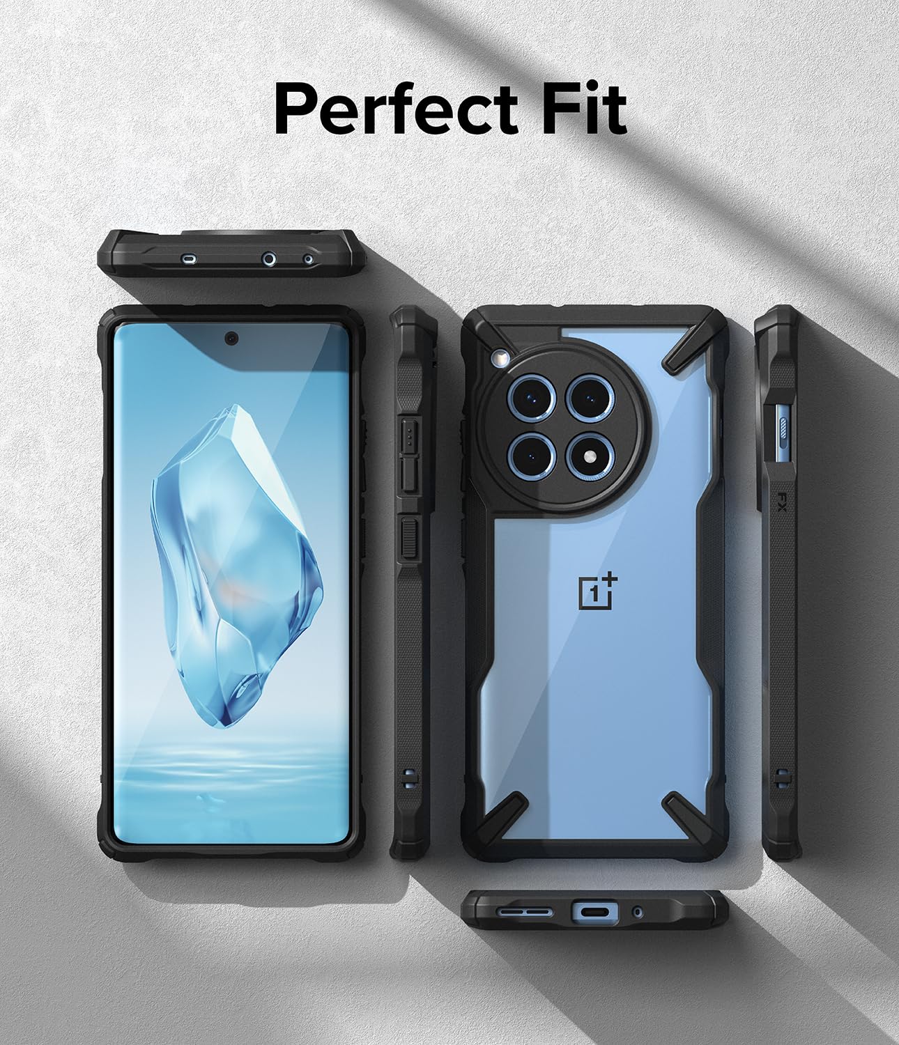 Foto 8 pulgar | Funda Para Teléfono Ringke Fusion-x Compatible Con Oneplus 12r Negra - Venta Internacional.